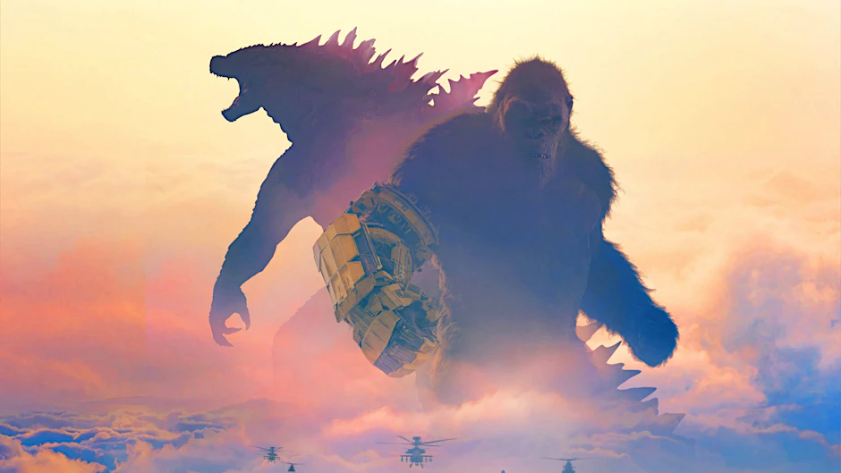 Alte Recken, nicht tot zu kriegen: Eine Szene aus dem Film „Godzilla x Kong: The New Empire“.