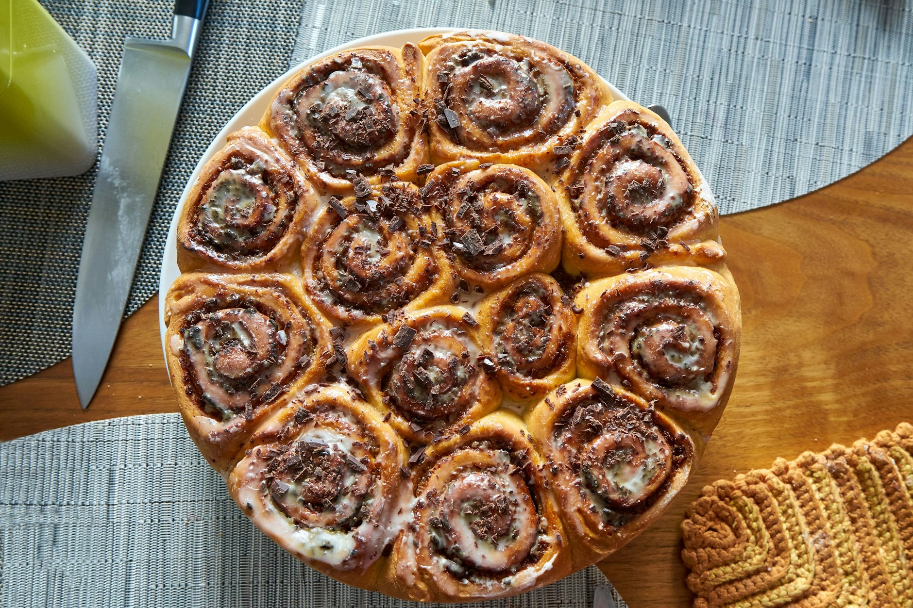 Schneckenkuchen ist der perfekte Genuss zu einer Tasse Kaffee.