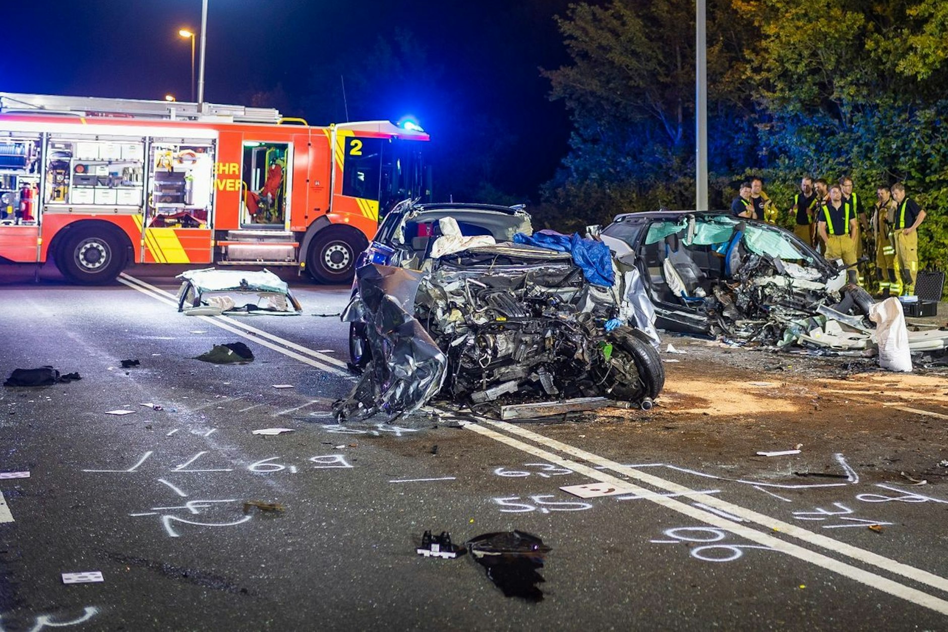 Schwere Unfälle gab es auch im letzten Jahr wieder reichlich - wie hier in Hannover.