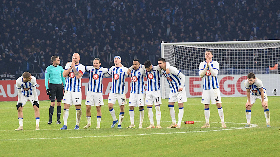 Nervenkitzel pur: Vergangene Saison gewann Hertha BSC die Pokalschlacht gegen den Hamburger SV im Elfmeterschießen.&nbsp;