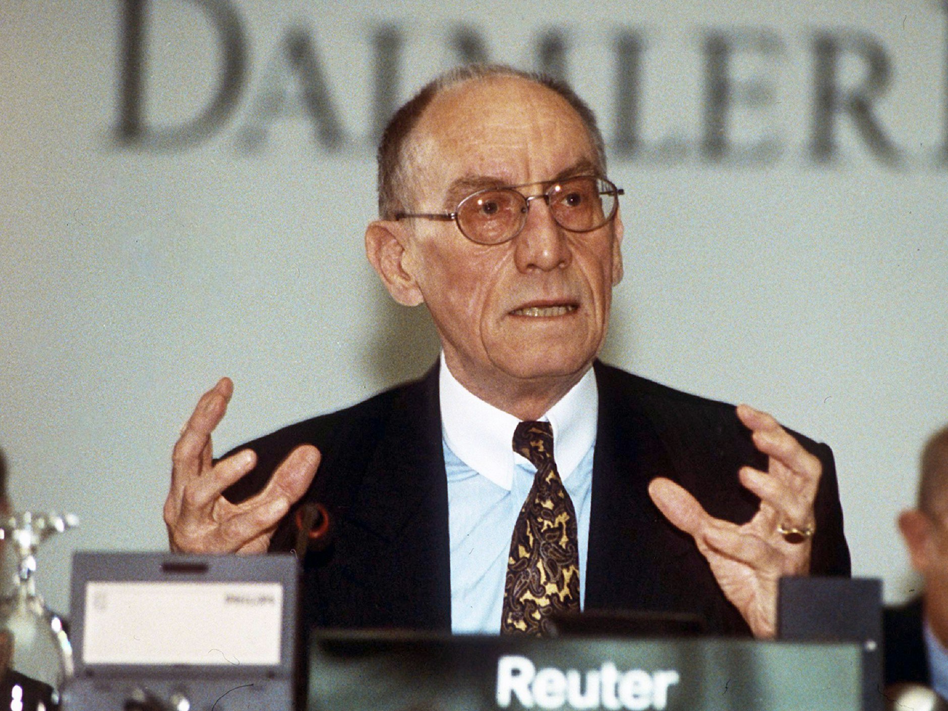 Daimler-Manager Edzard Reuter: „Wir haben gewaltige Fehler gemacht, keine Frage.“ 