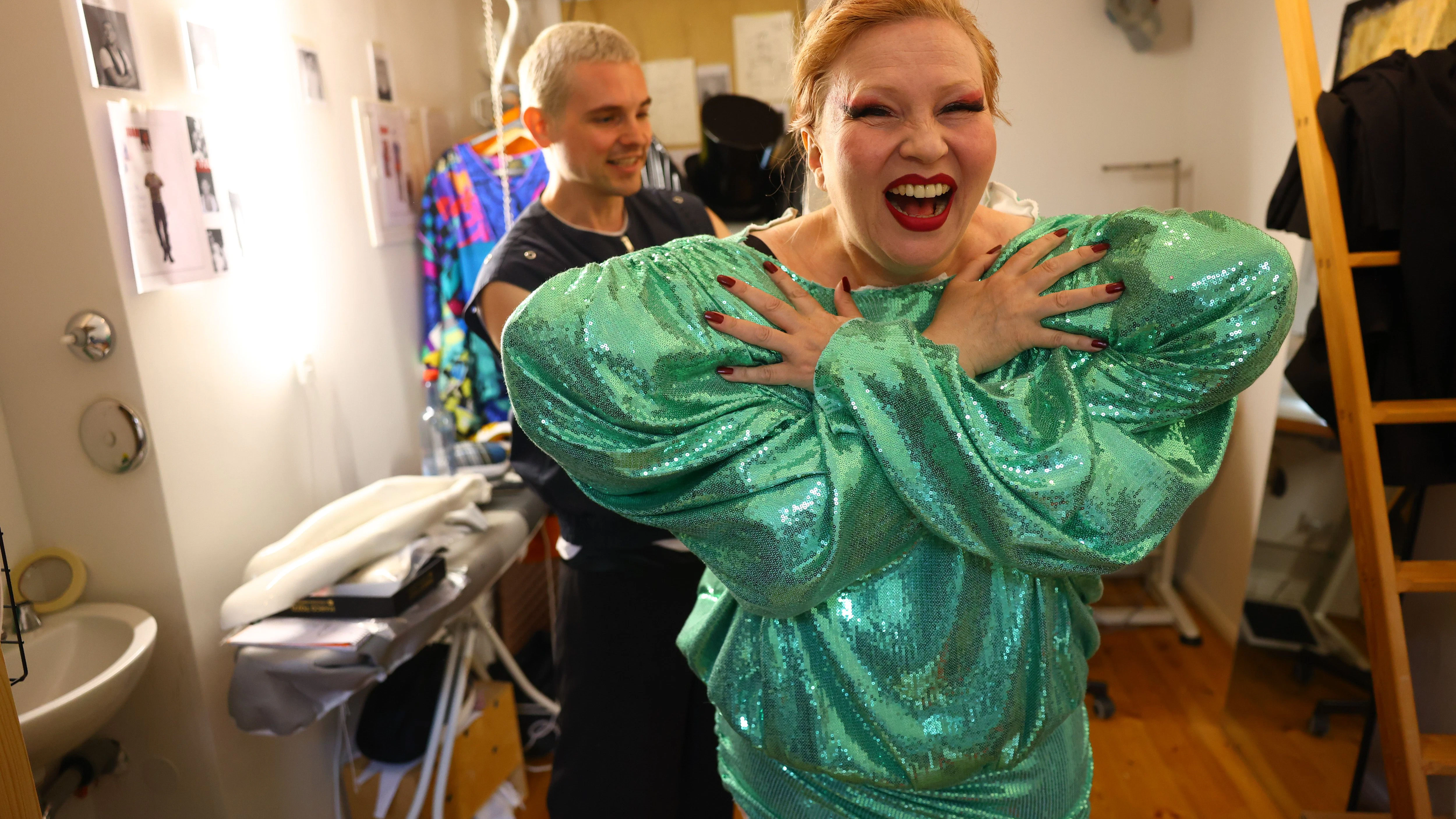 Bettina Meske bringt im Musical die wandlungsreichen Frau Berlin genial auf die Bühne.&nbsp;