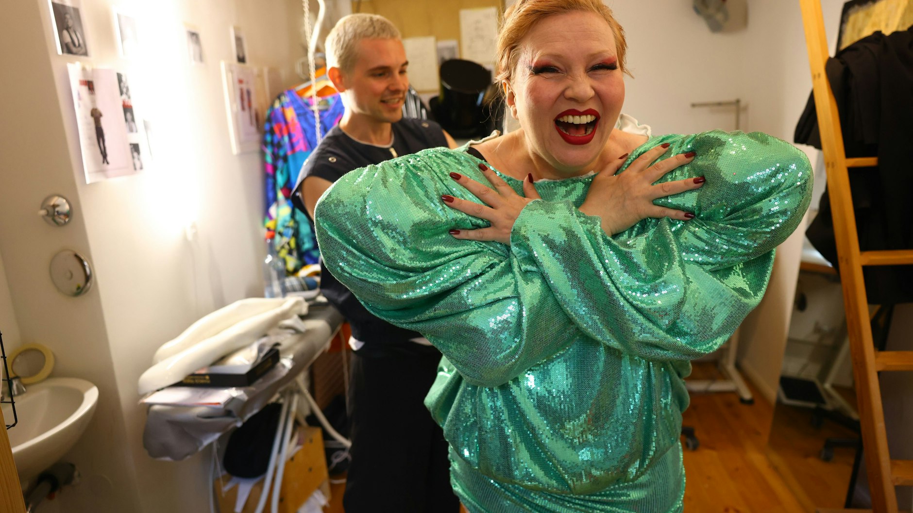Bettina Meske bringt im Musical die wandlungsreichen Frau Berlin genial auf die Bühne.&nbsp;