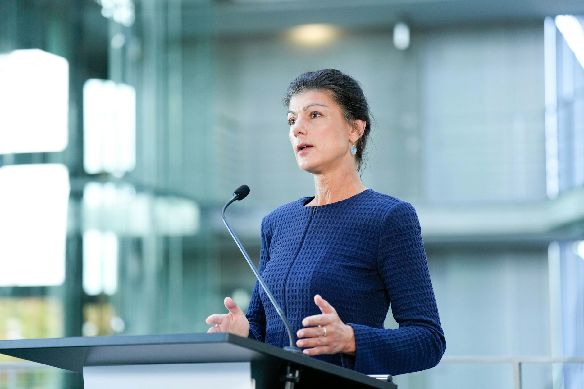 BSW-Chefin Sahra Wagenknecht.