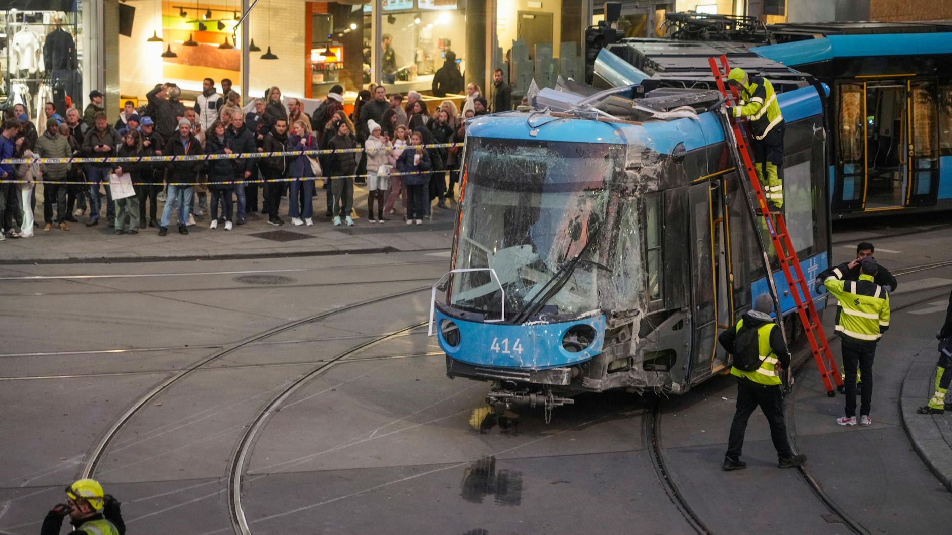 Die Bahn war danach erheblich ramponiert.