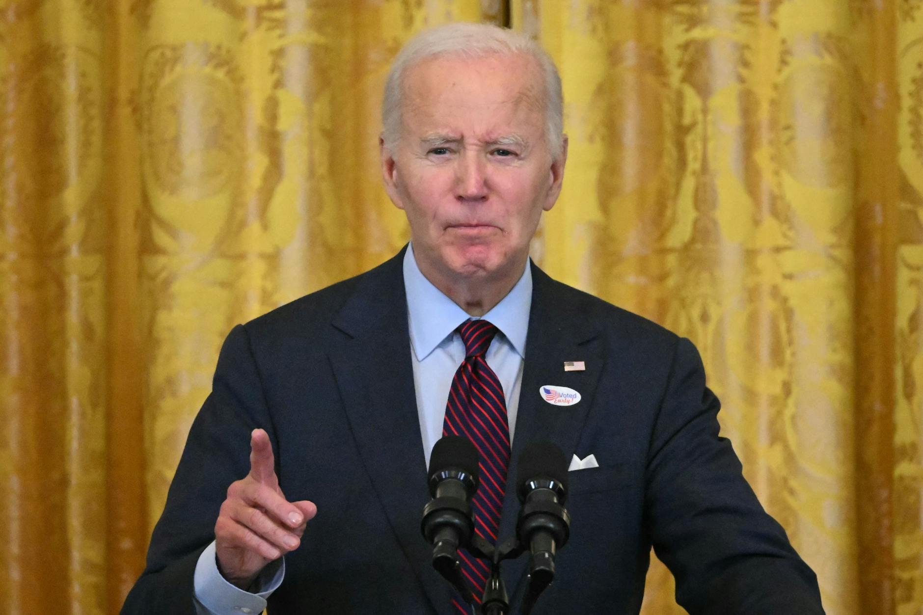 US-Präsident Joe Biden hat mit einer Äußerung womöglich Donald Trump in die Karten gespielt. 