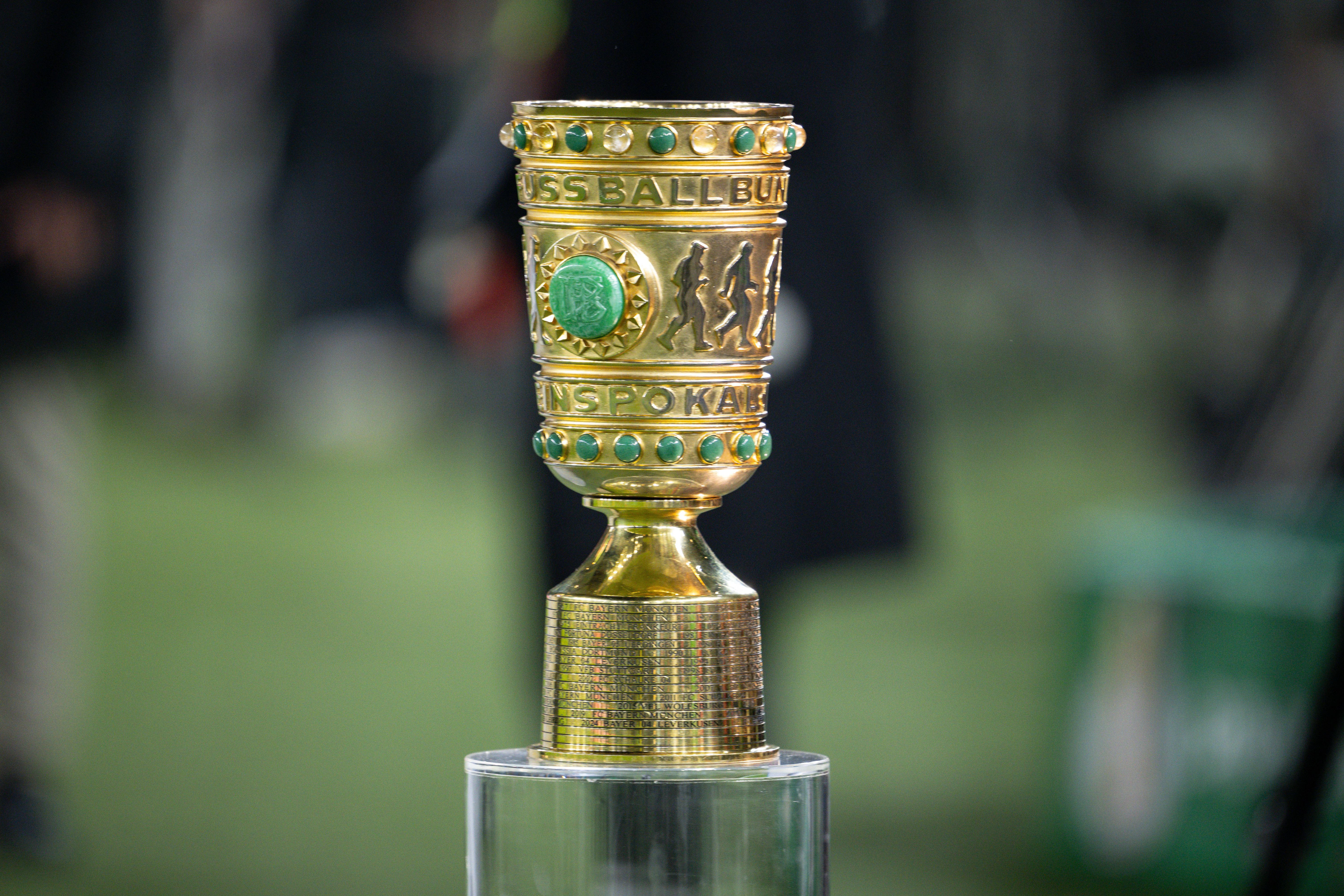Das Objekt der Begierde: Sowohl Hertha BSC als auch der 1. FC Union kämpfen im DFB-Pokal um den Einzug ins Achtelfinale.&nbsp;