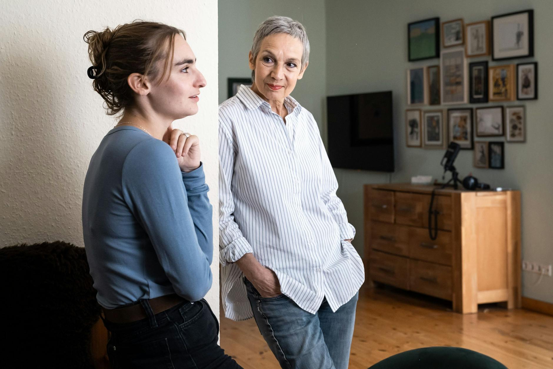 Lena und Marion Brasch zu Hause in Berlin, Prenzlauer Berg