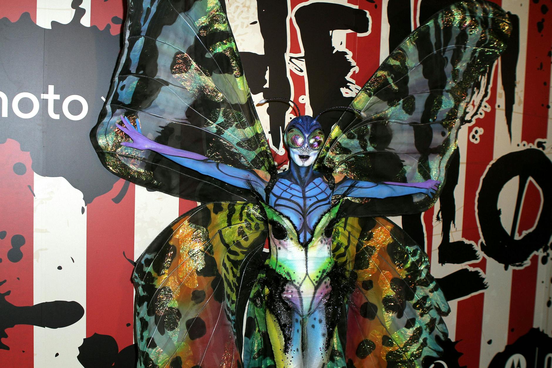 Zu Halloween 2014 hatte Heidi offensichtlich nicht nur Schmetterlinge im Bauch.