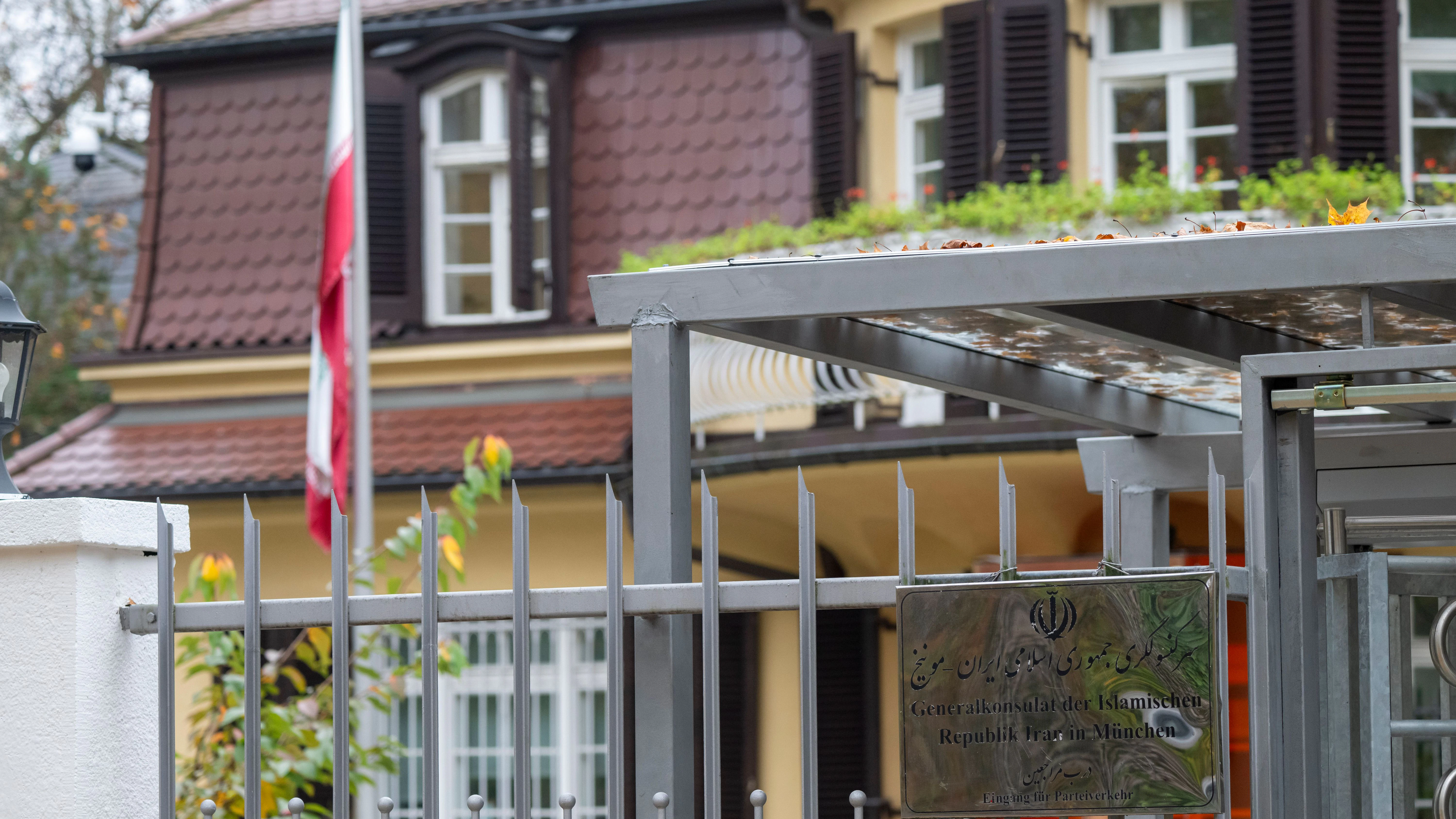 Auch das iranische Generalkonsulat in München wird dicht gemacht. 