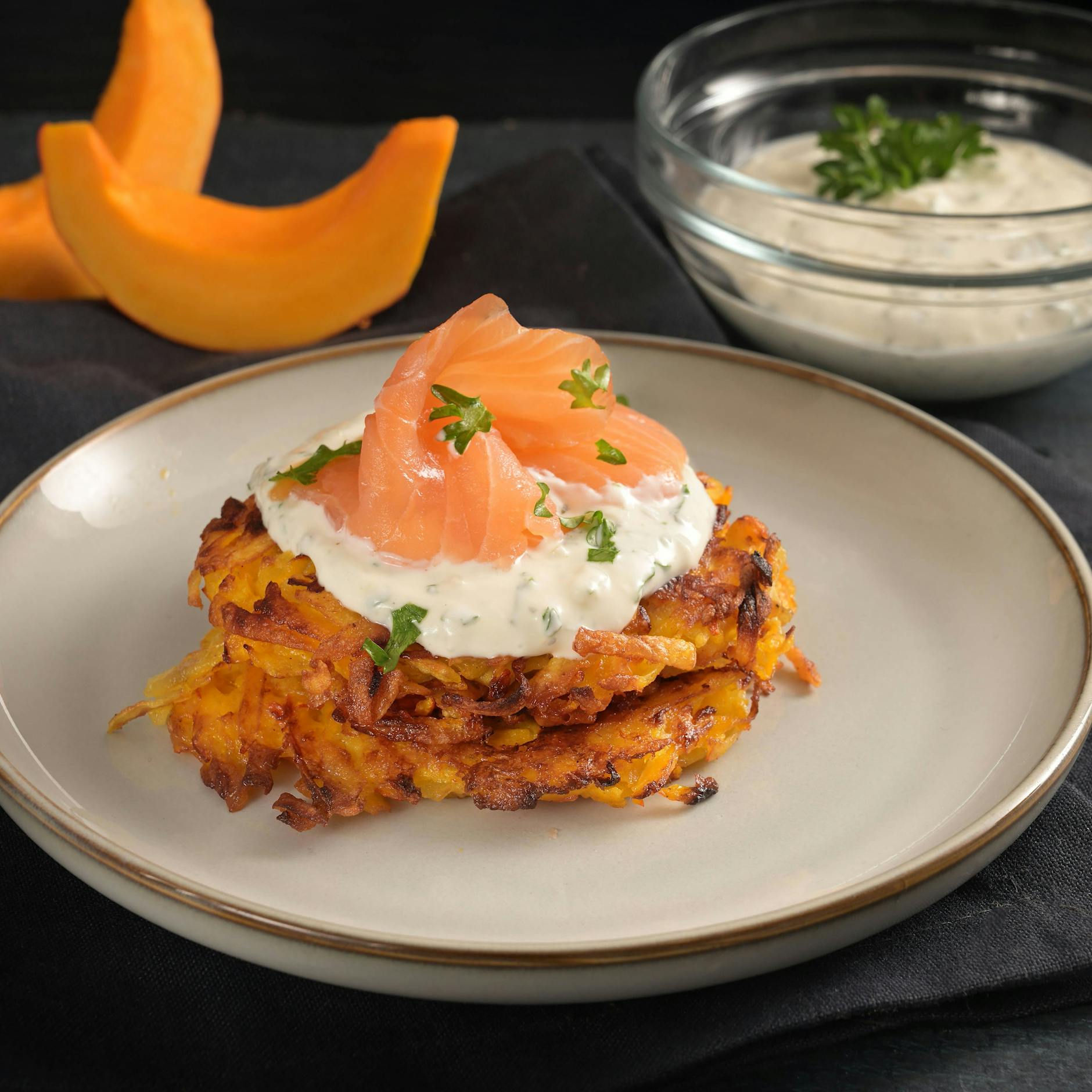 Deftig lecker: Kürbis-Kartoffelpuffer – das Rezept mit Knusprig-Trick!