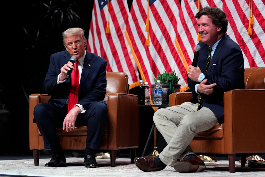 Donald Trump bei Tucker Carlson: „Ich habe Nord Stream 2 gestoppt“