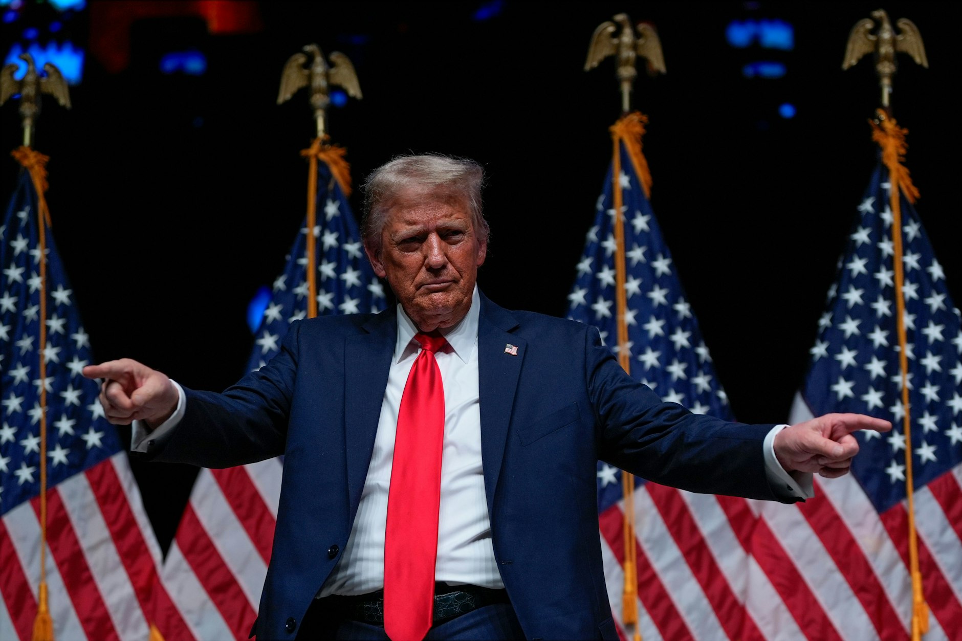 Der republikanische Präsidentschaftskandidat und frühere US-Präsident Donald Trump 