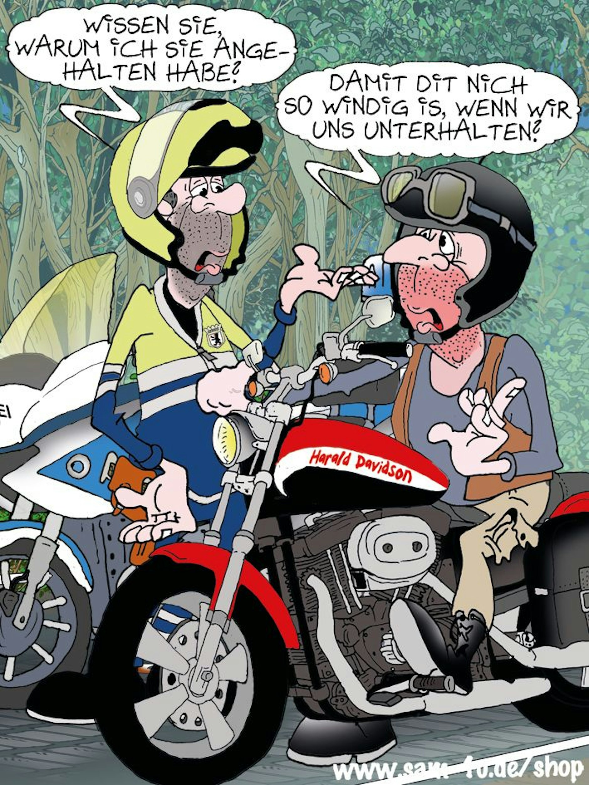 Auch heute haben wir einen Cartoon des Tages für Sie - und auch heute kommt er von Zeichner Sam Paff aus Berlin.
