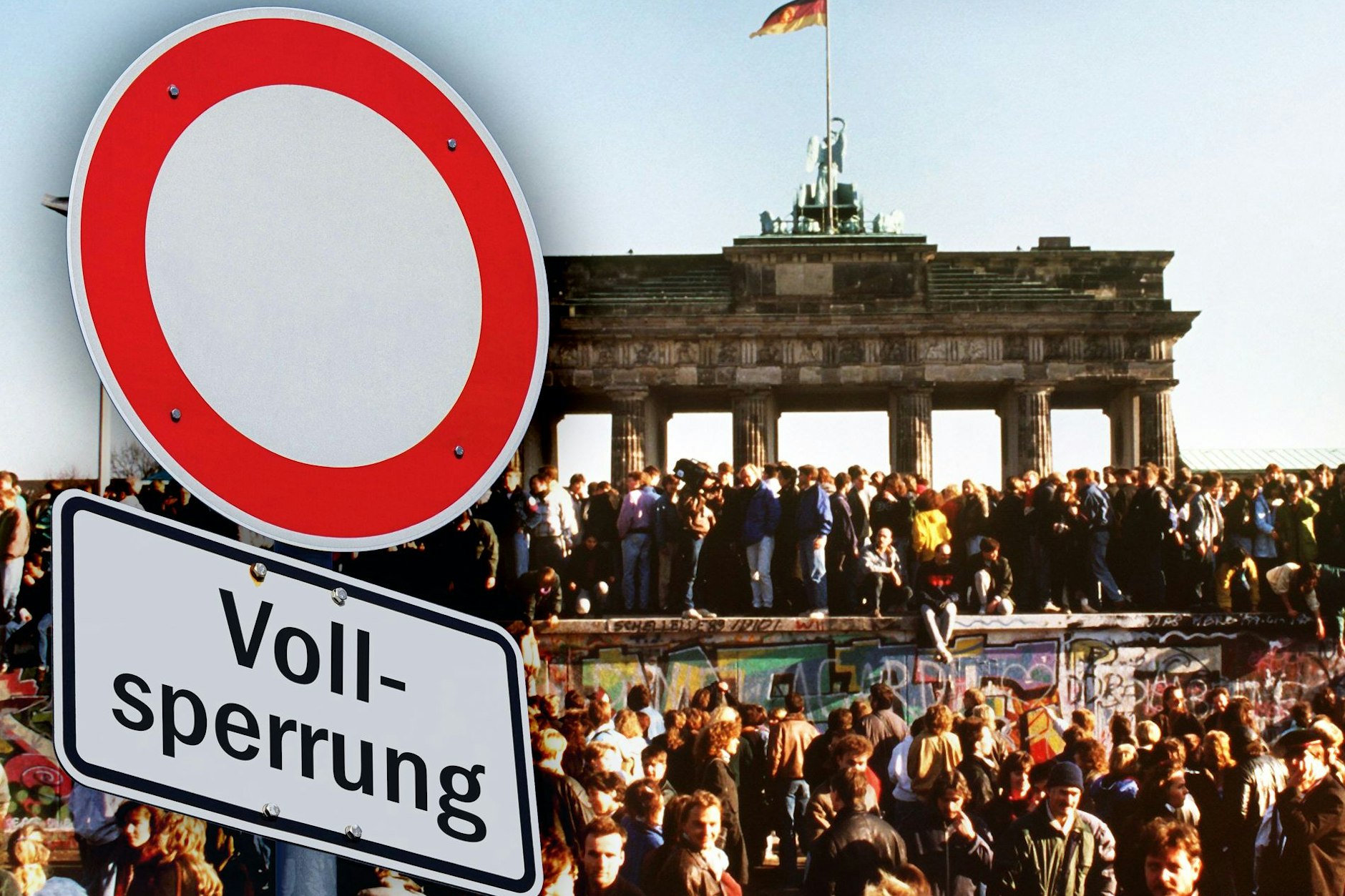 In Berlin wird das 35-Jahre-Jubiläum des Mauerfalls gefeiert - die Stadt wird rund um die Feierlichkeiten zur Stau-Falle!