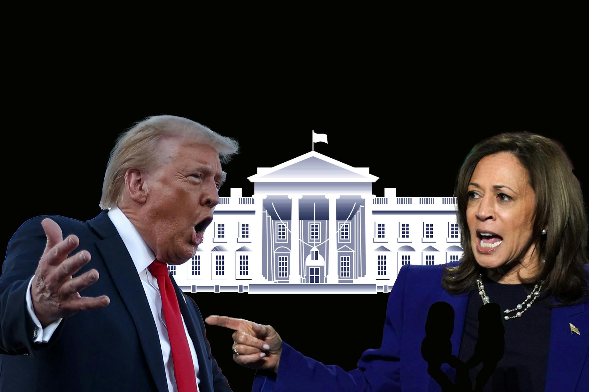 Kamala Harris gegen Donald Trump: Am Dienstag finden die US-Wahlen statt.