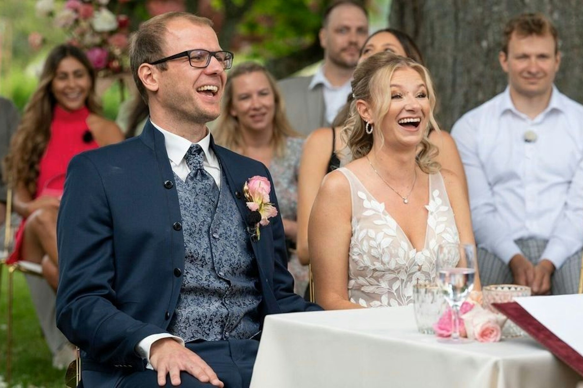 Marina und Robert gaben sich bei Hochzeit auf den ersten Blick im Jahr 2023 das Ja-Wort.