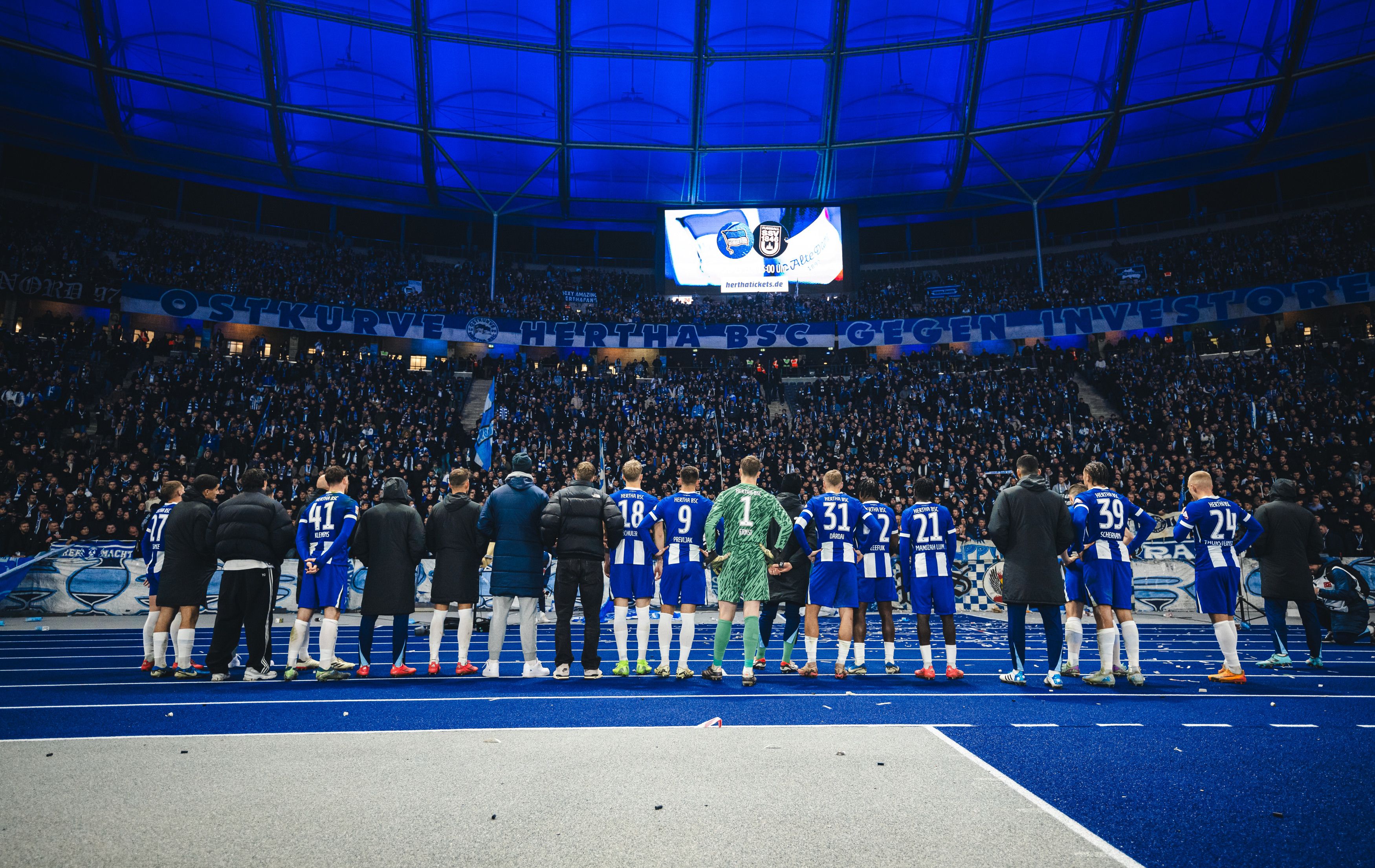 Hertha BSC: Rekordkulisse, aber DIESE Alarmzahl belegt die Horror-Heimschwäche