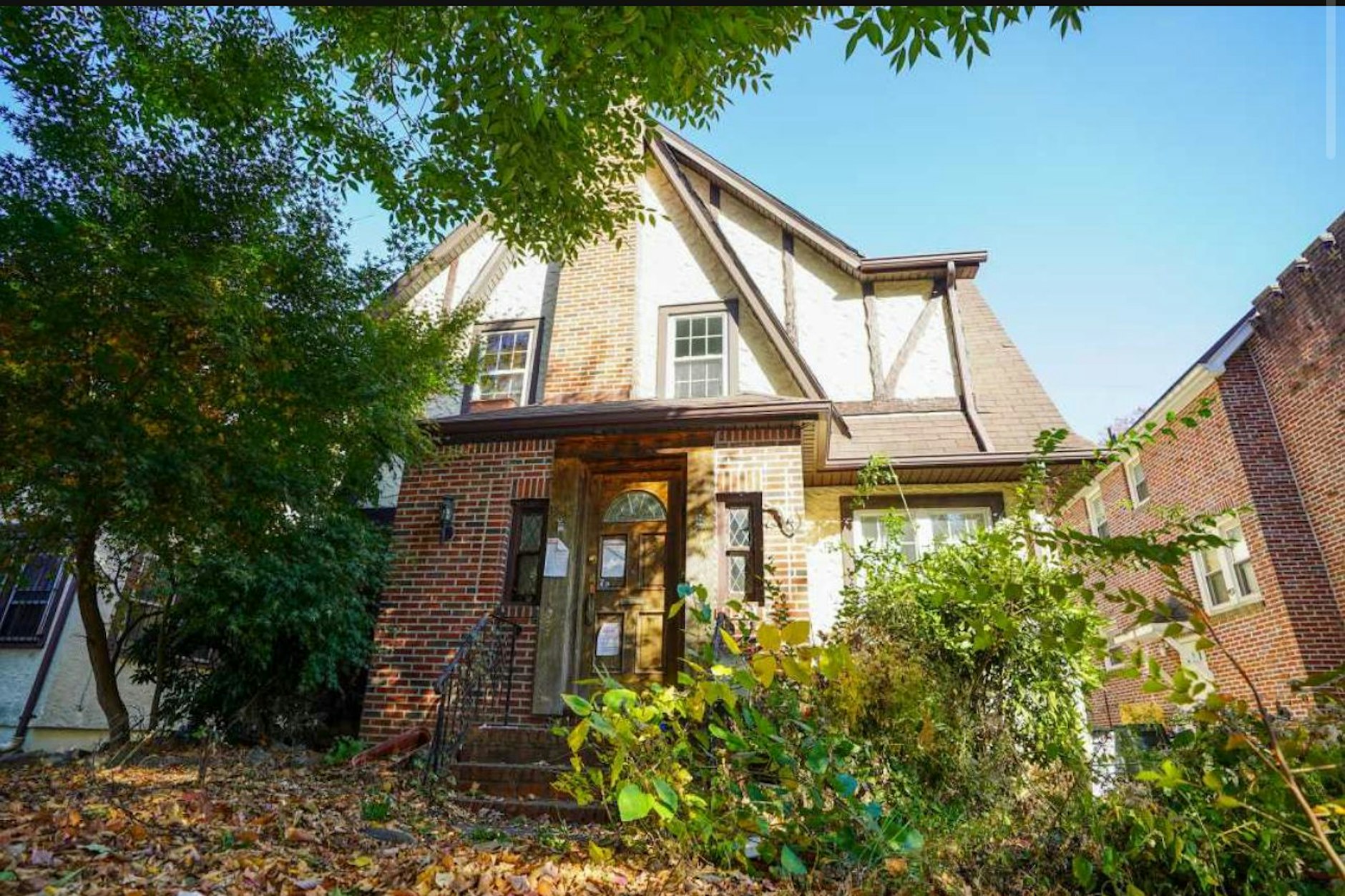 In diesem Haus in New York verbrachte Donald Trump seine ersten vier Lebensjahre. Jetzt steht es leer.