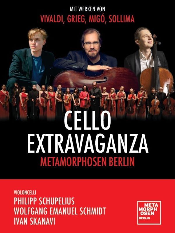 Philharmonie Berlin „Cello Extravaganza“ 29.11.24 | Tickets