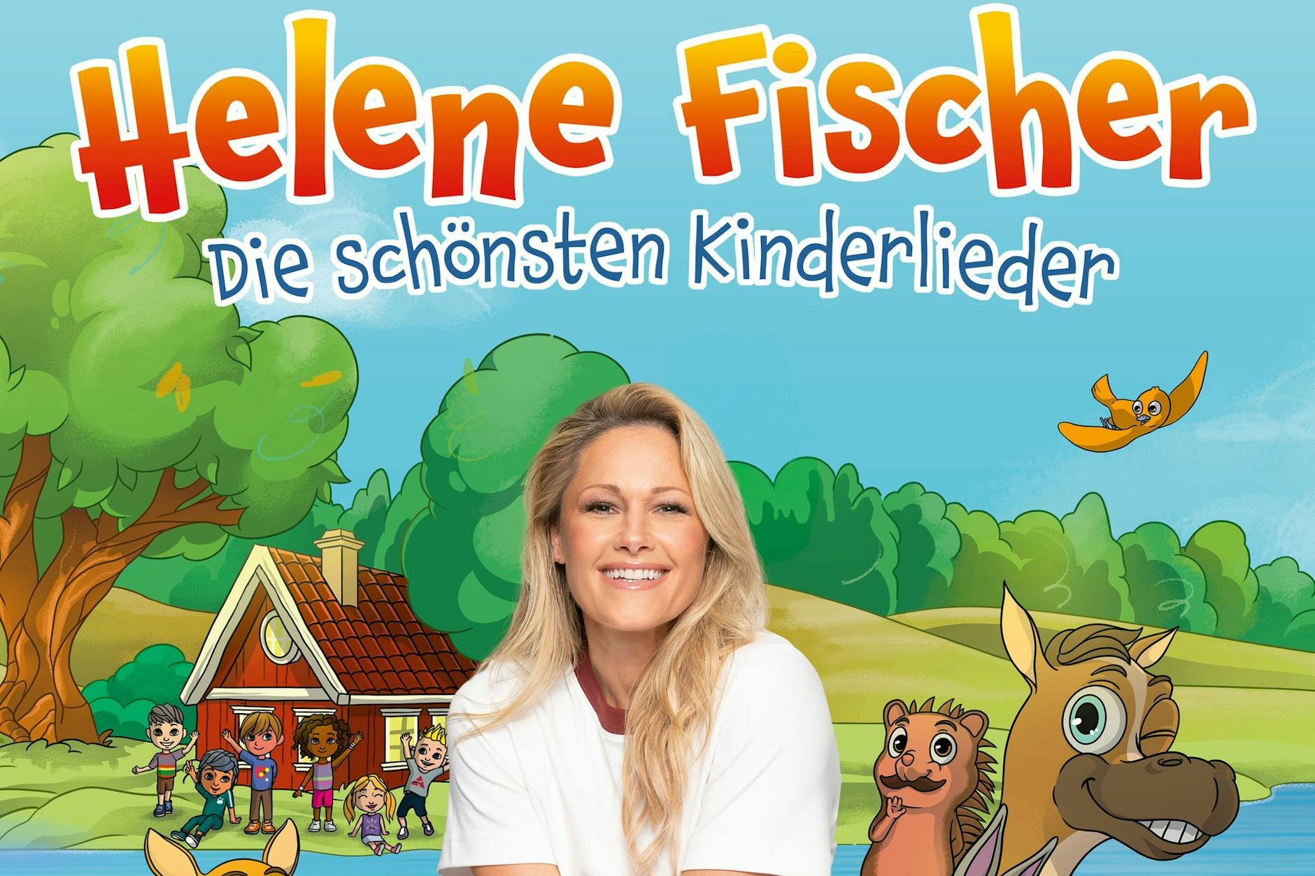 Schlagerstar Helene Fischer ist auf dem Cover ihres neuen Albums „Helene Fischer – Die schönsten Kinderlieder“ zu sehen.