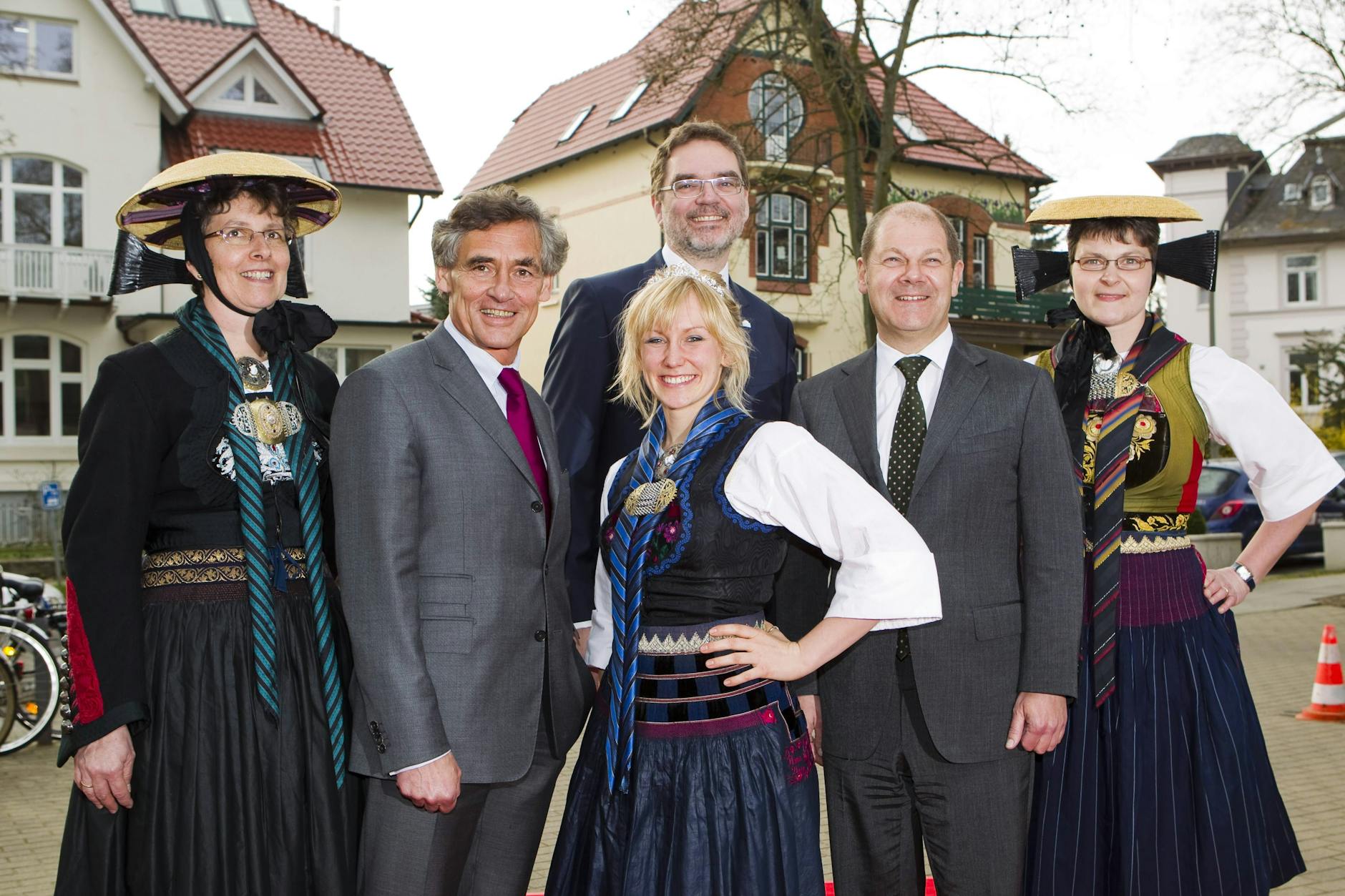 Olaf Scholz gibt sich im März 2012 beim Festakt 850 Jahre Bergedorf als Hamburgs Bürgermeister die Ehre. 