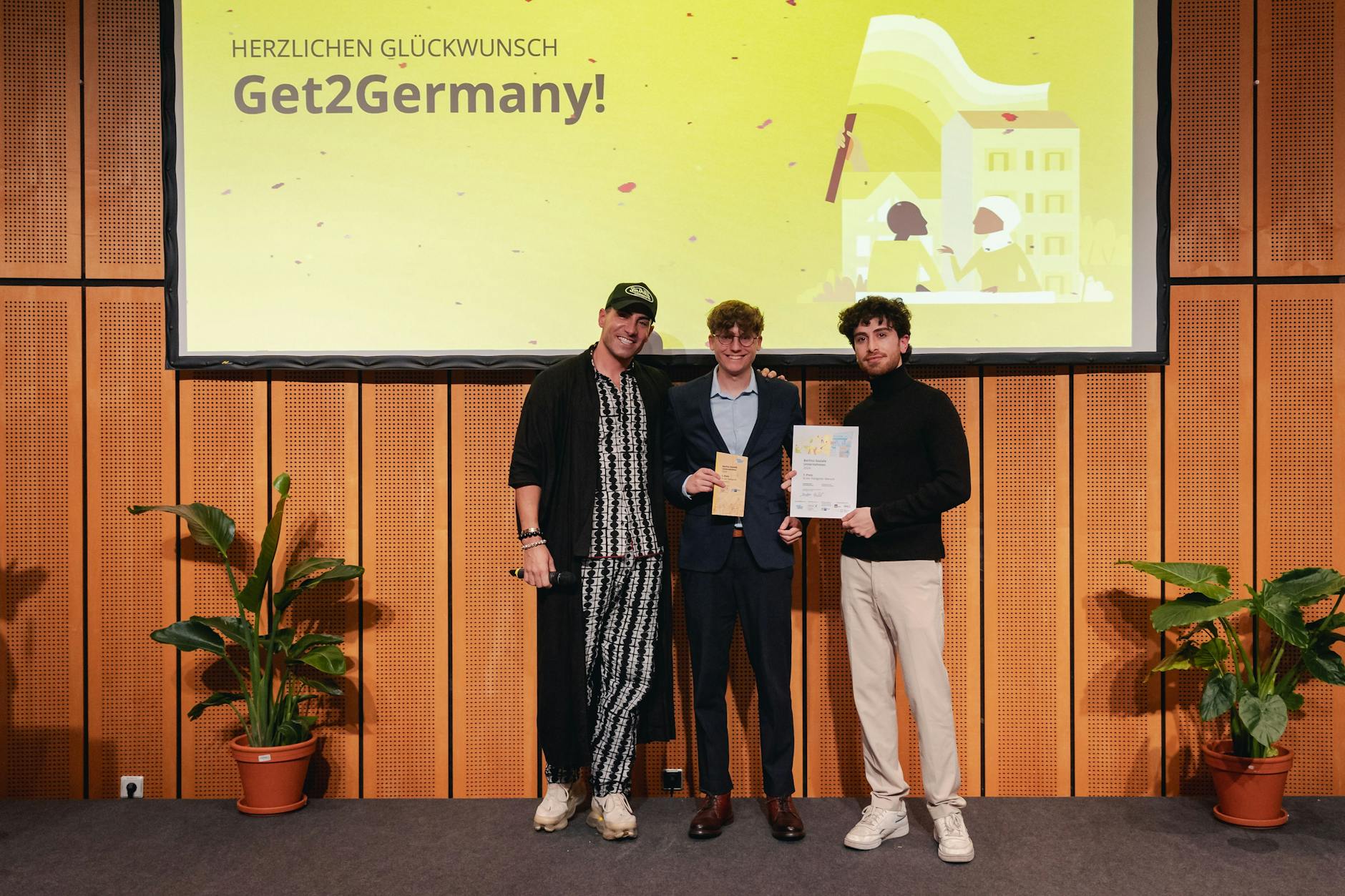 Der erste Preis ging an Get2Germany