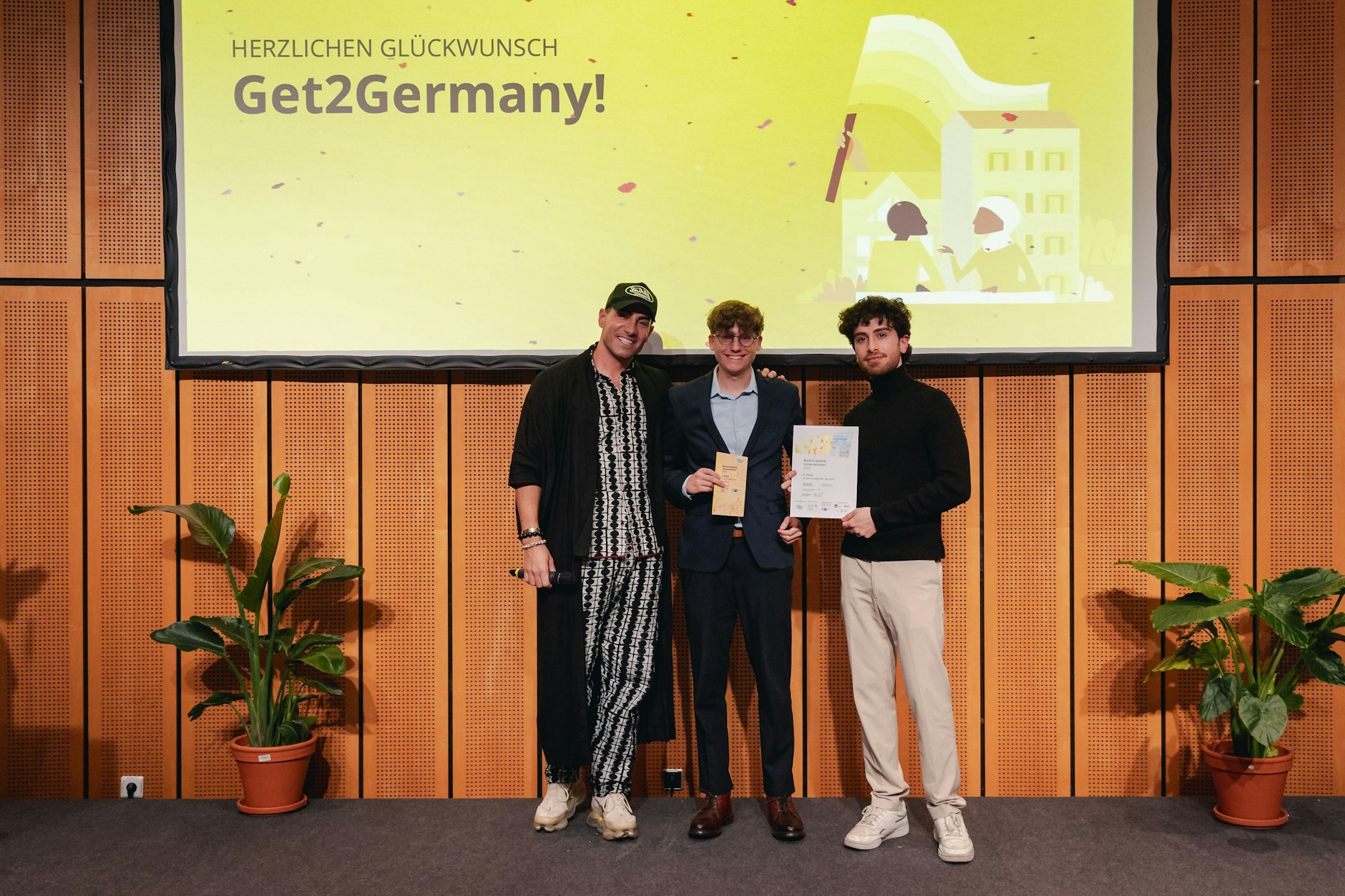 Der erste Preis ging an Get2Germany