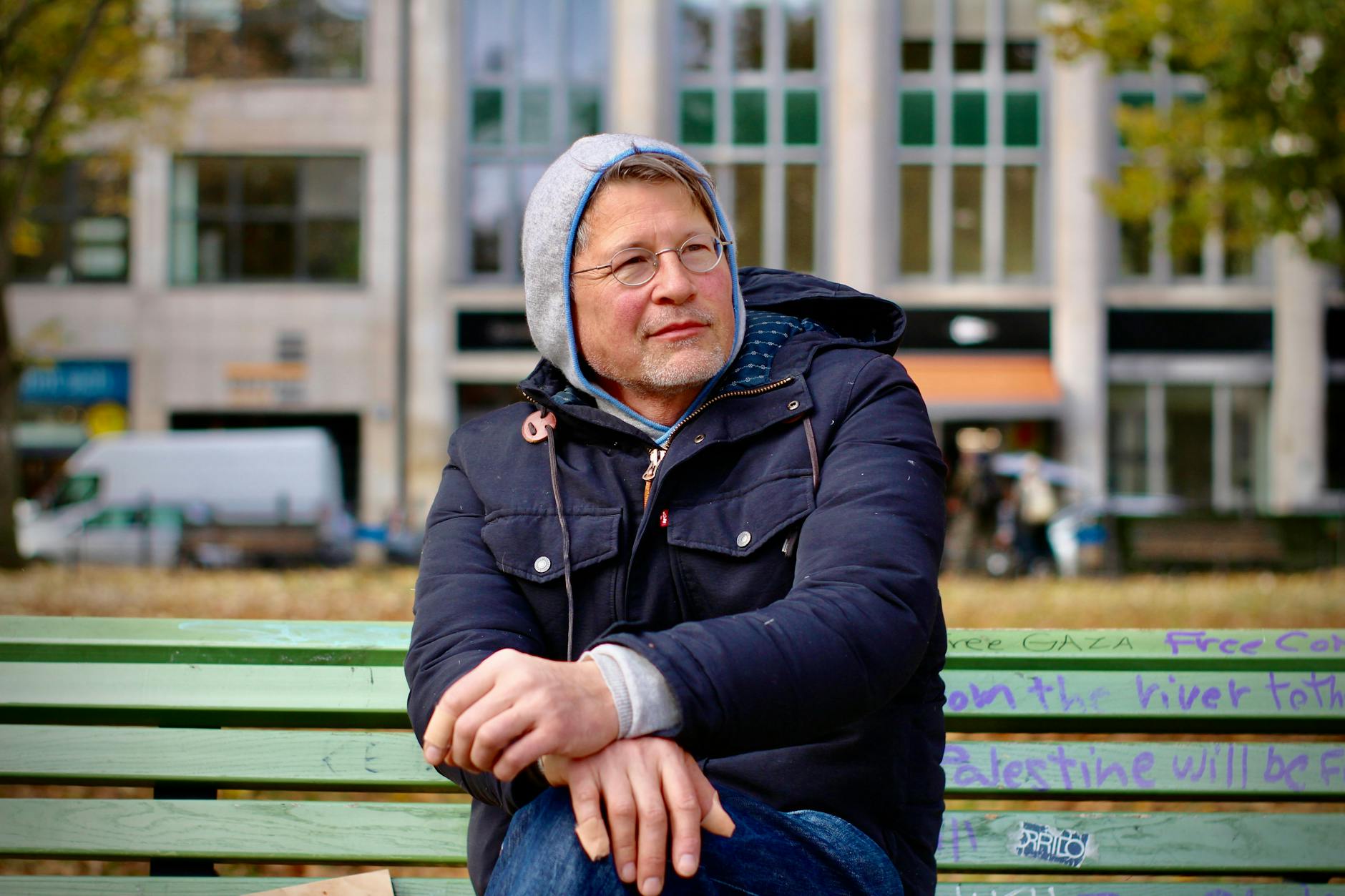 Michael (55), aus West-Berlin: „Als die Mauer fiel, war ich in New York auf einer Party.“
