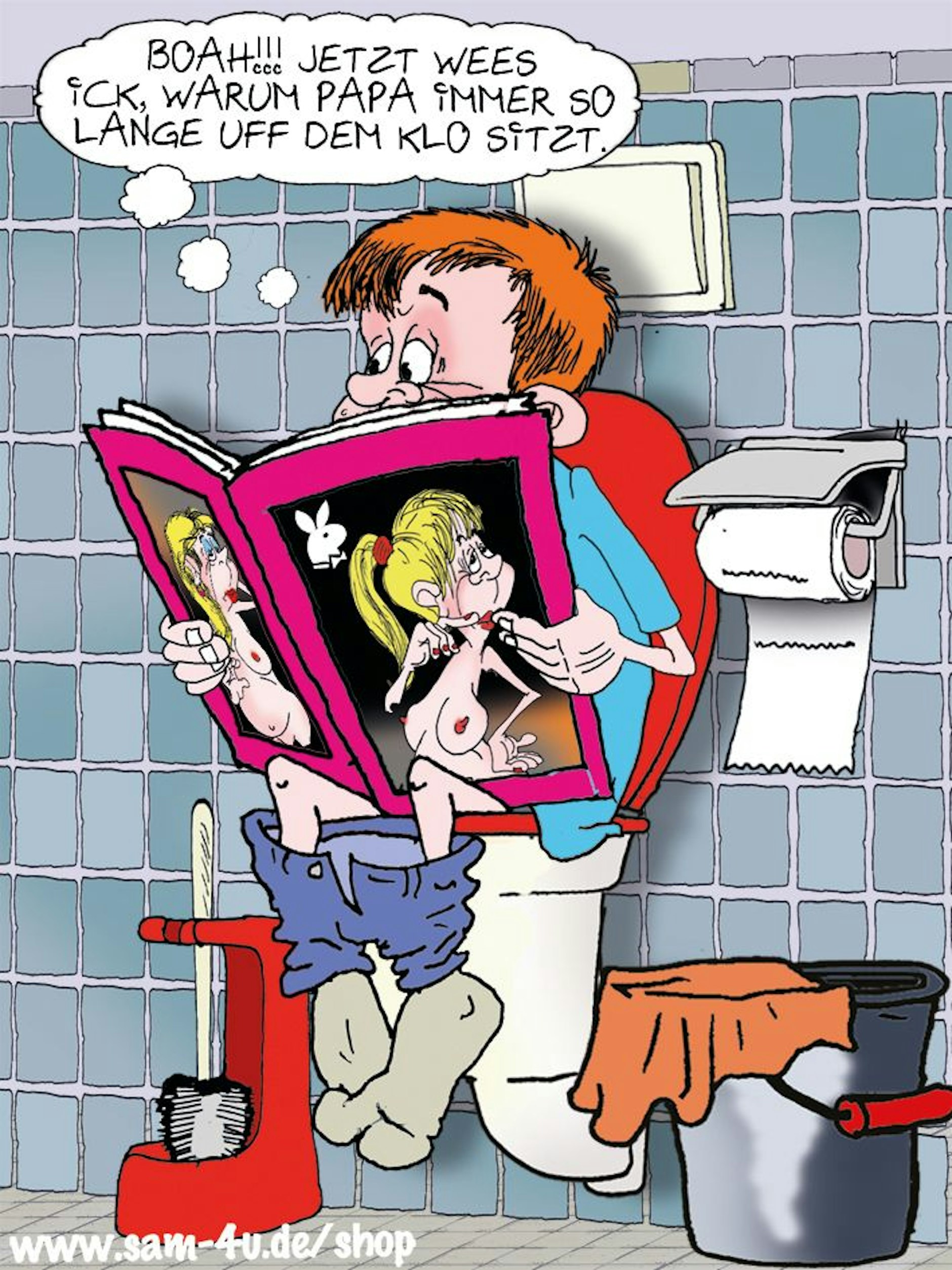 Der Cartoon des Tages kommt auch heute von Zeichner Sam Paff aus Berlin.