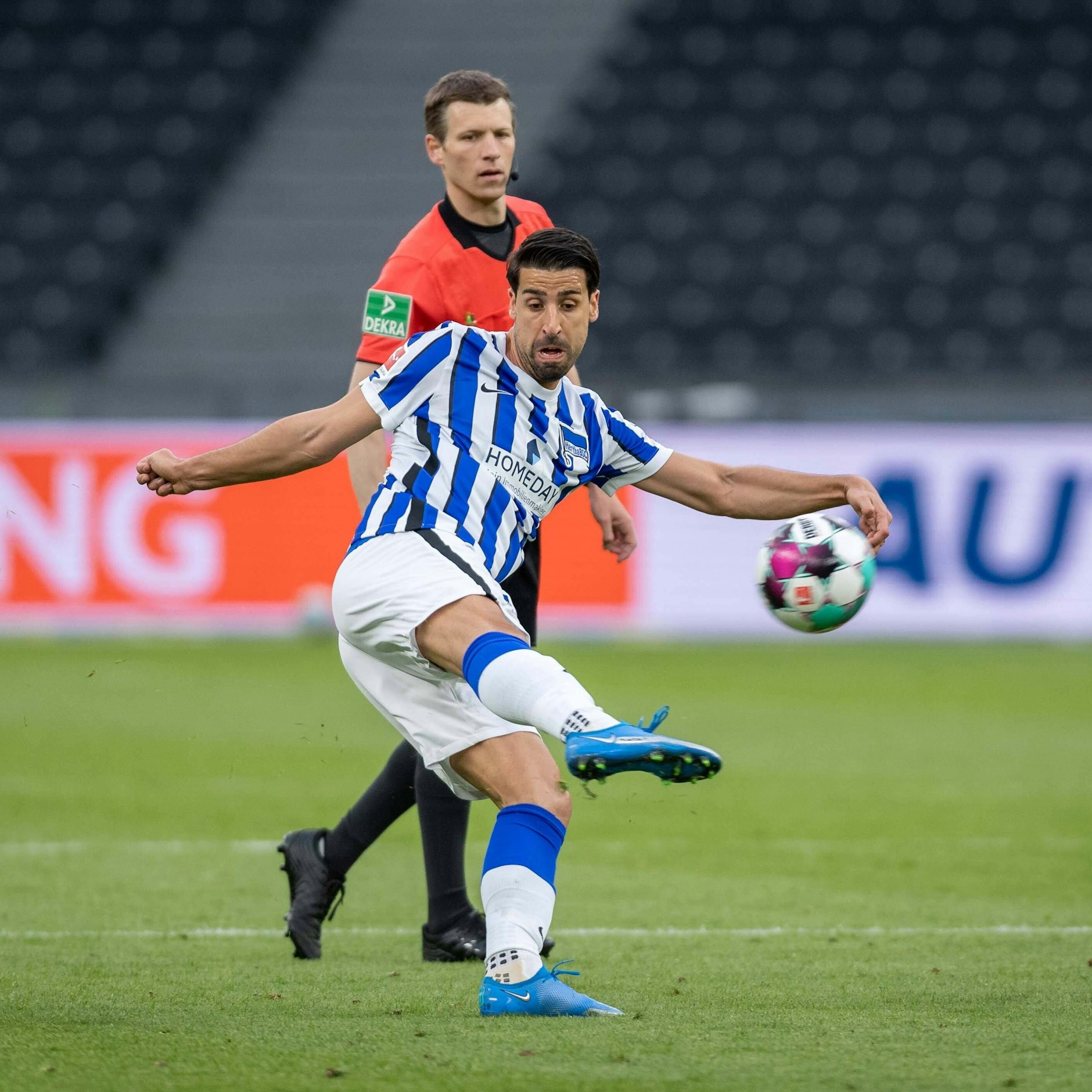 Sami Khedira kam im Januar 2021 zu Hertha BSC, fünf Monate später bendete der Weltmeister seine Karriere.