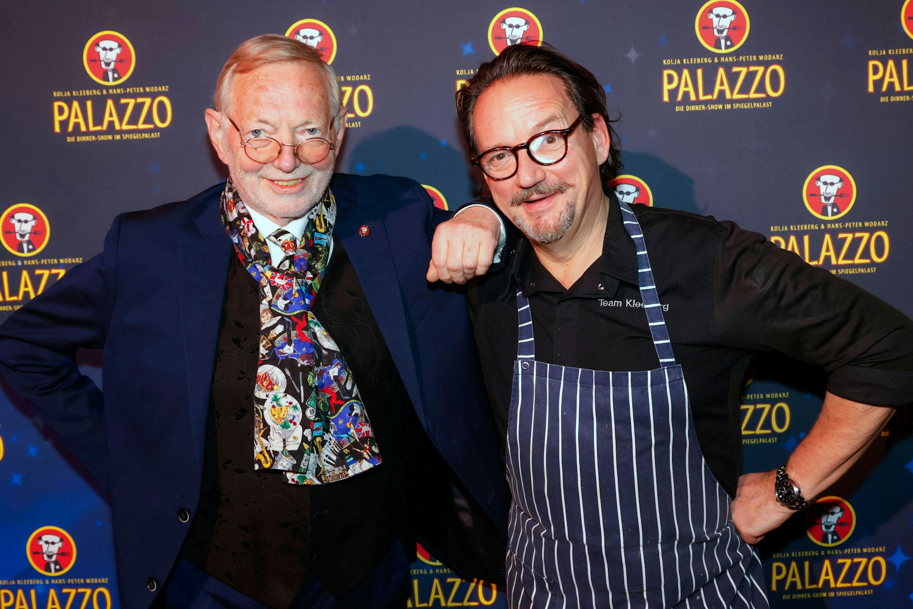 Die Palazzo-Gastgeber Hans-Peter Wodarz (l.) und Kolja Kleeberg.