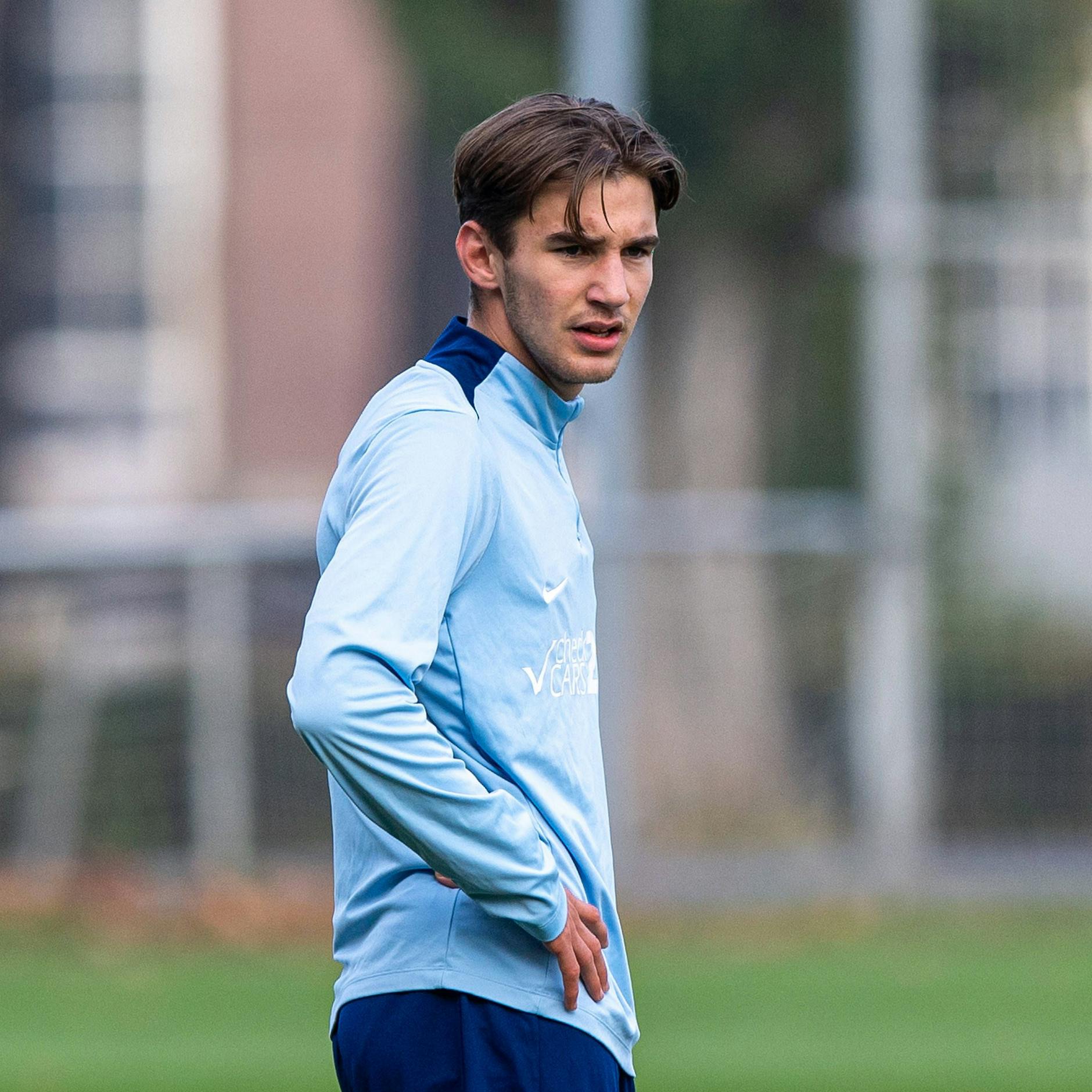 Sebastian Weiland ist Innenverteidiger bei Herthas U23, er wurde jetzt ins Profitraining beordert.