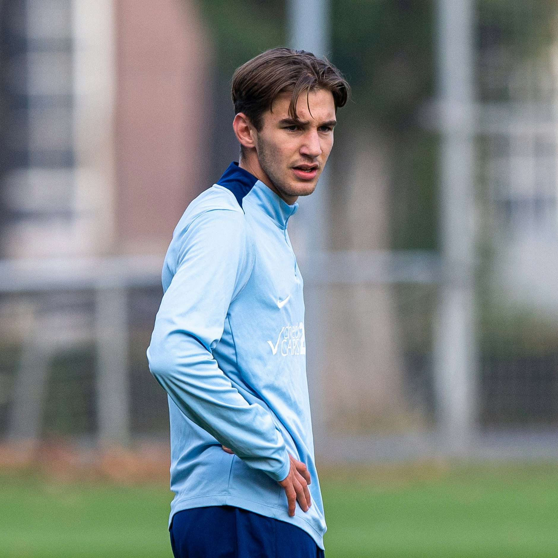 Sebastian Weiland ist Innenverteidiger bei Herthas U23, er wurde jetzt ins Profitraining beordert.
