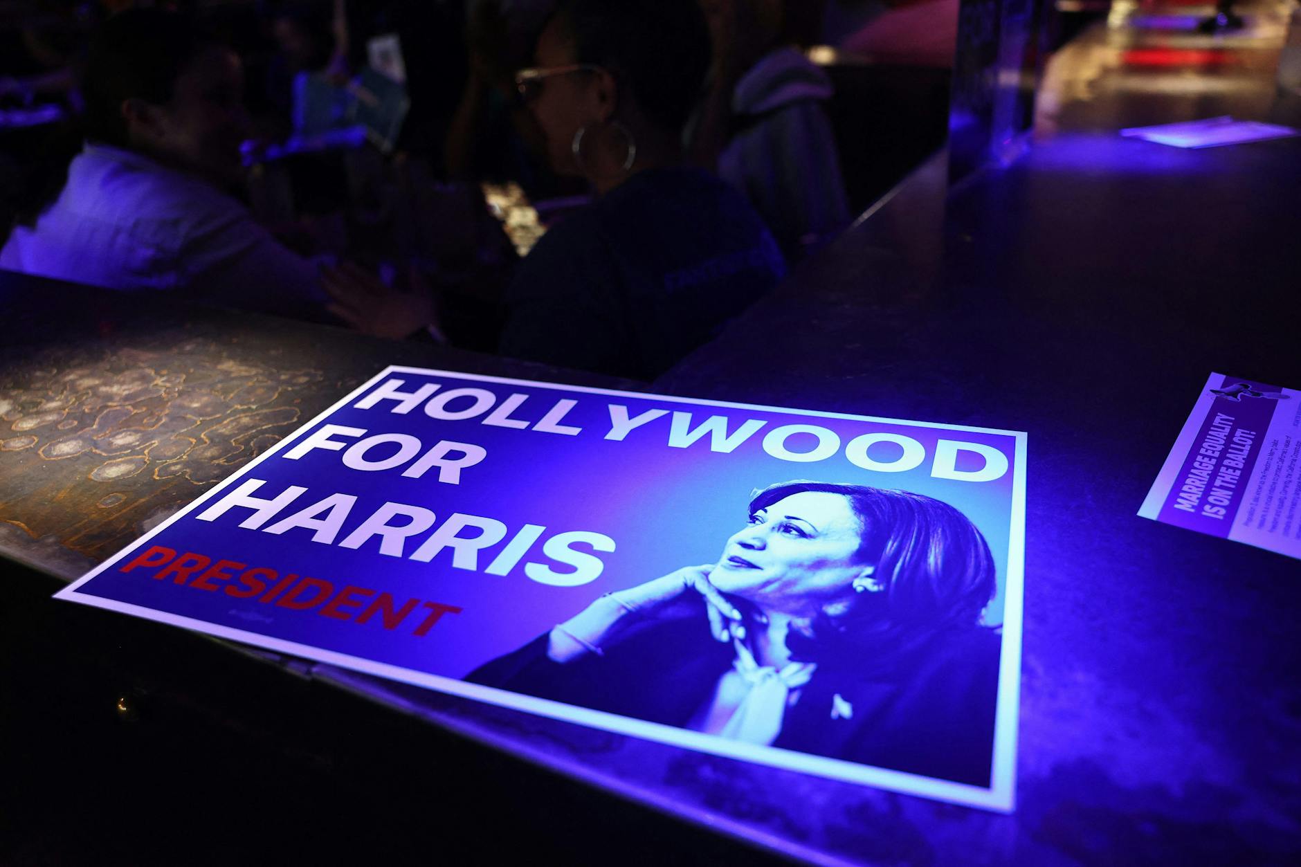 Die Mehrheit der Stars in Hollywood hatte auf einen Sieg von Kamala Harris gehofft.