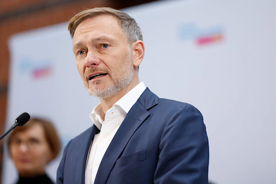 Christian Lindner vor seiner Entlassung.