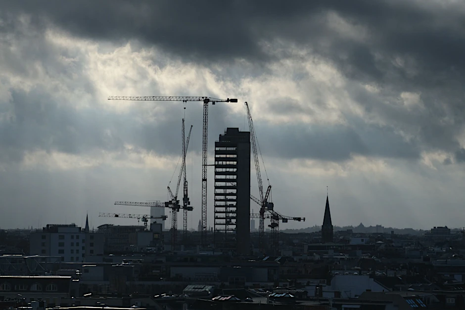 Die Baustelle des Fürst-Stadtquartiers in Charlottenburg-Wilmersdorf.