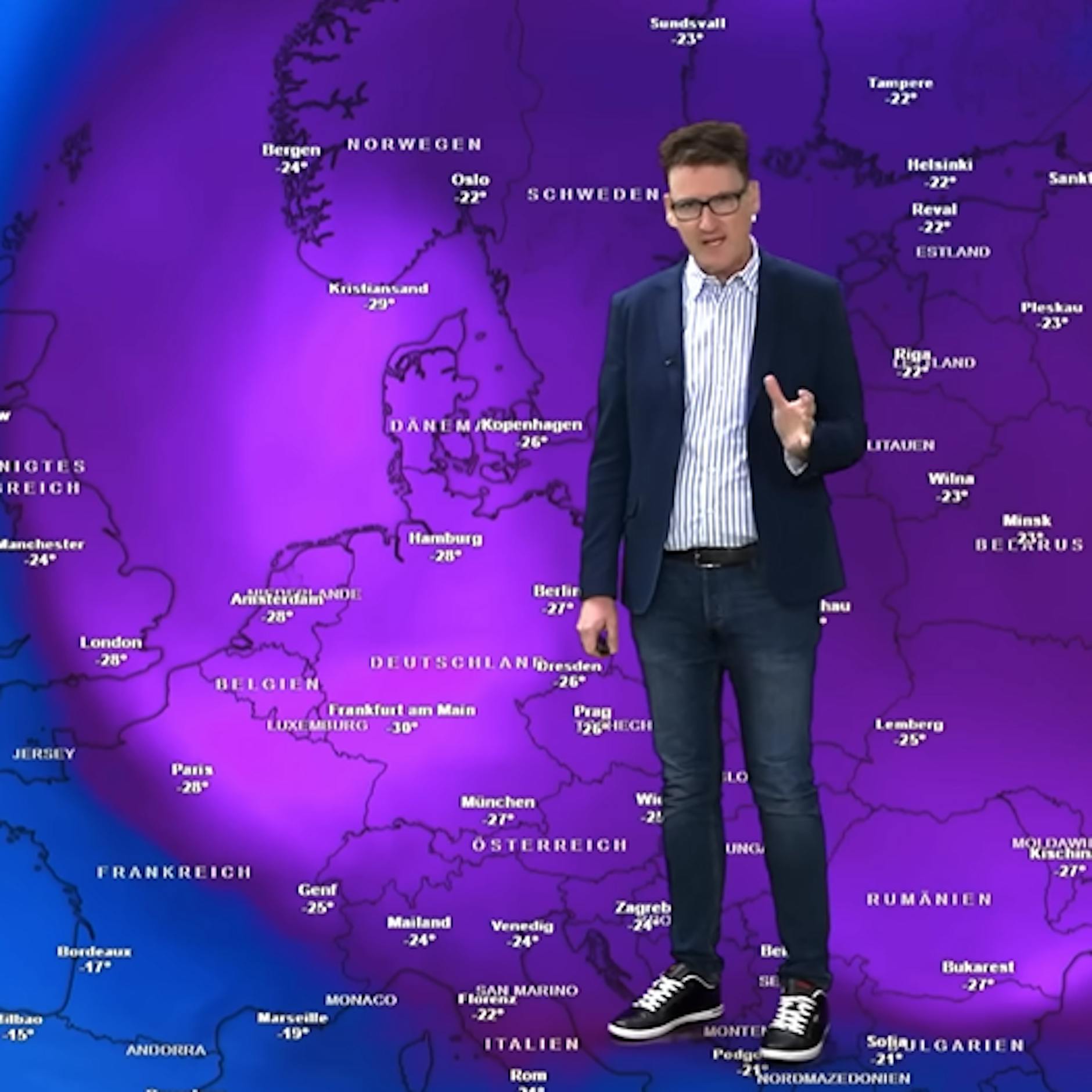 Irres Wetter: Kälte-Ei, Schnee und -30 Grad – aber wann und wo?