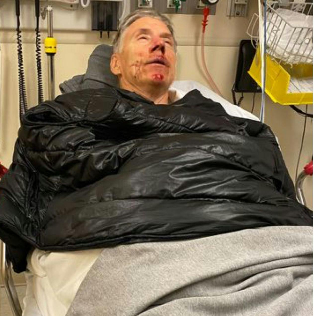 William Hoesch lag nach dem Unfall im Krankenhaus.