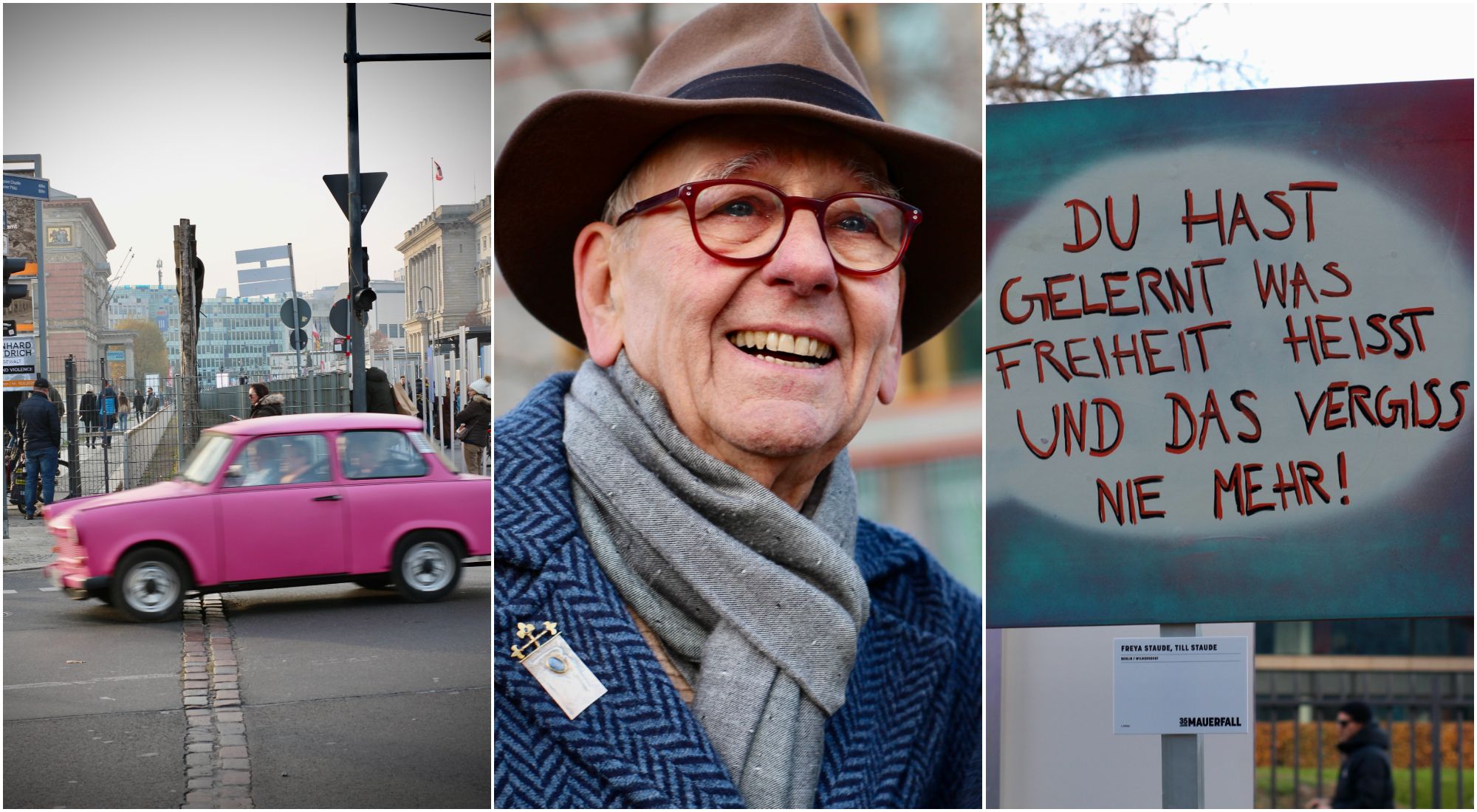 Champagner am Bett und Tränen: Berlin feiert den Mauerfall!