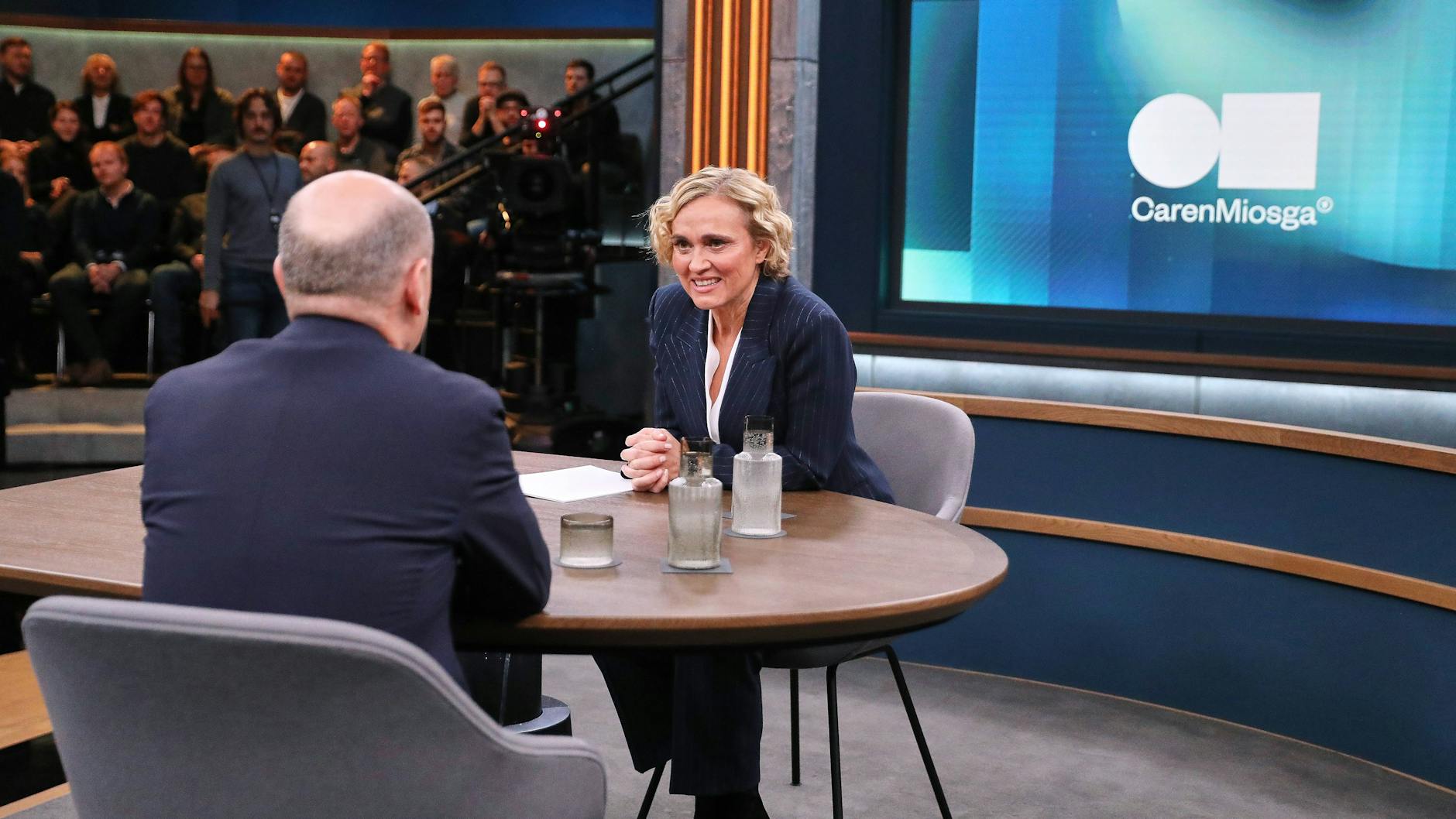 Bundeskanzler Scholz im Gespräch mit Caren Miosga.