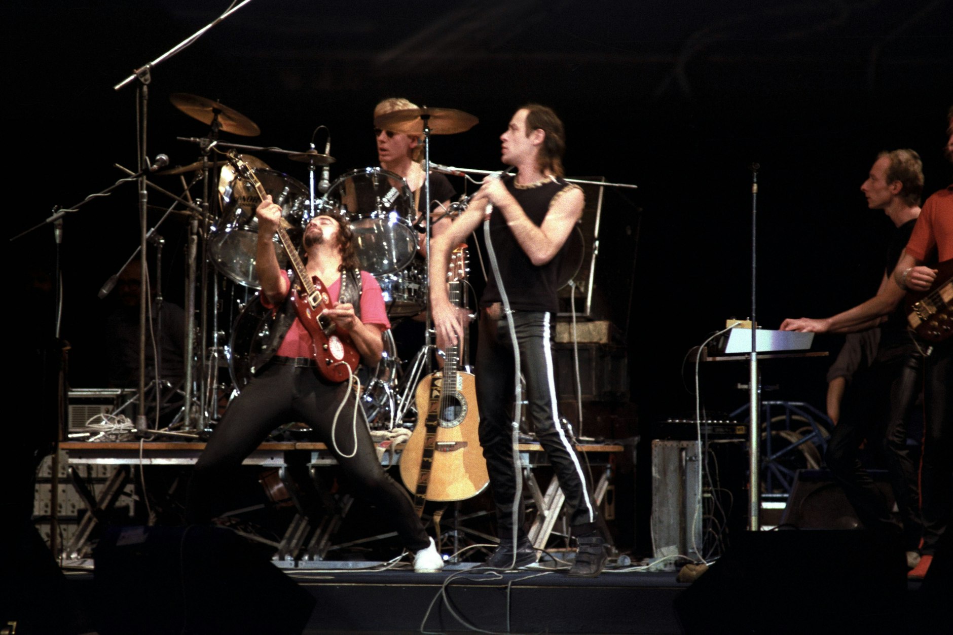 Konzert gegen den Nato-Raketenbeschluss im Palast der Republik&nbsp;– Udo Lindenberg und Panikorchester.