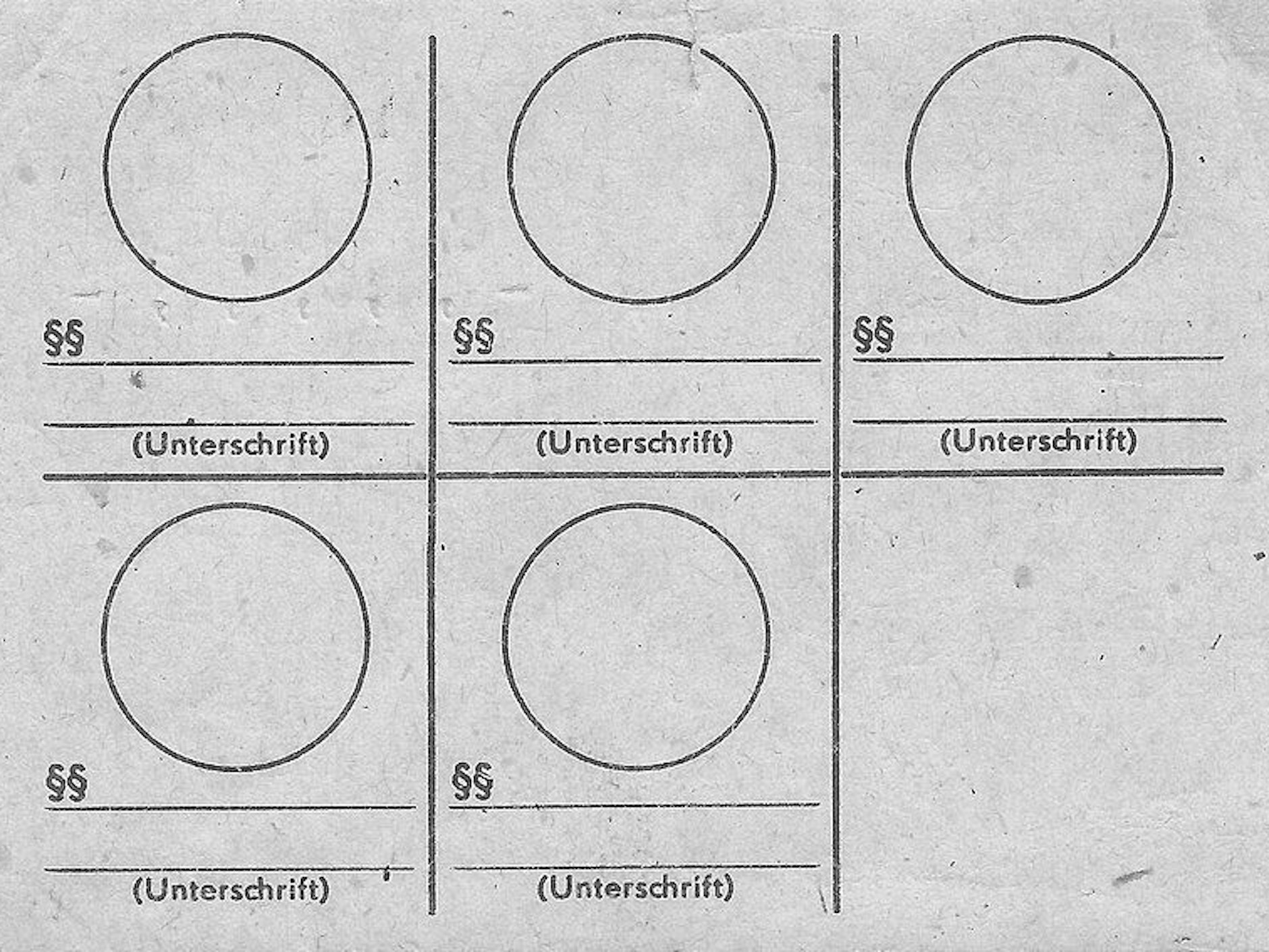 So sah der Berechtigungsschein aus: Nach fünf Stempeln war der Führerschein weg. 