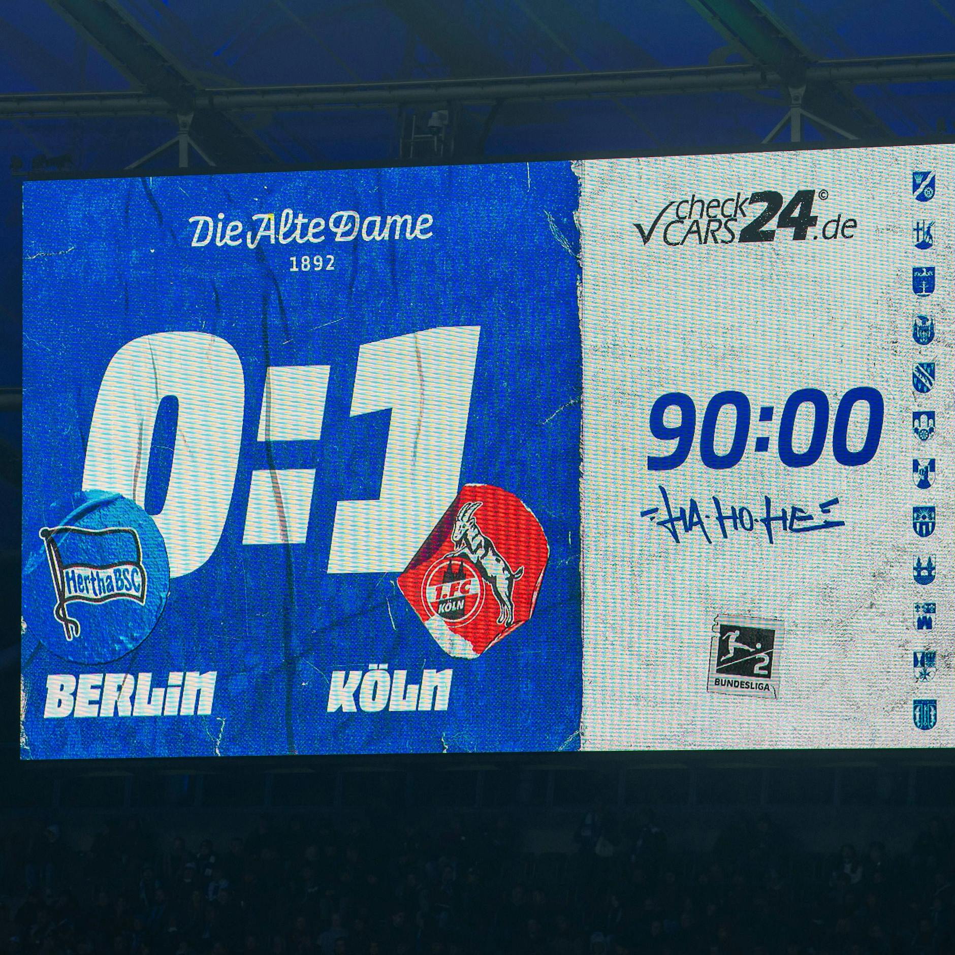 Vor zehn Tagen setzte es für Hertha ein 0:1 gegen den 1. FC Köln im Olympiastadion.