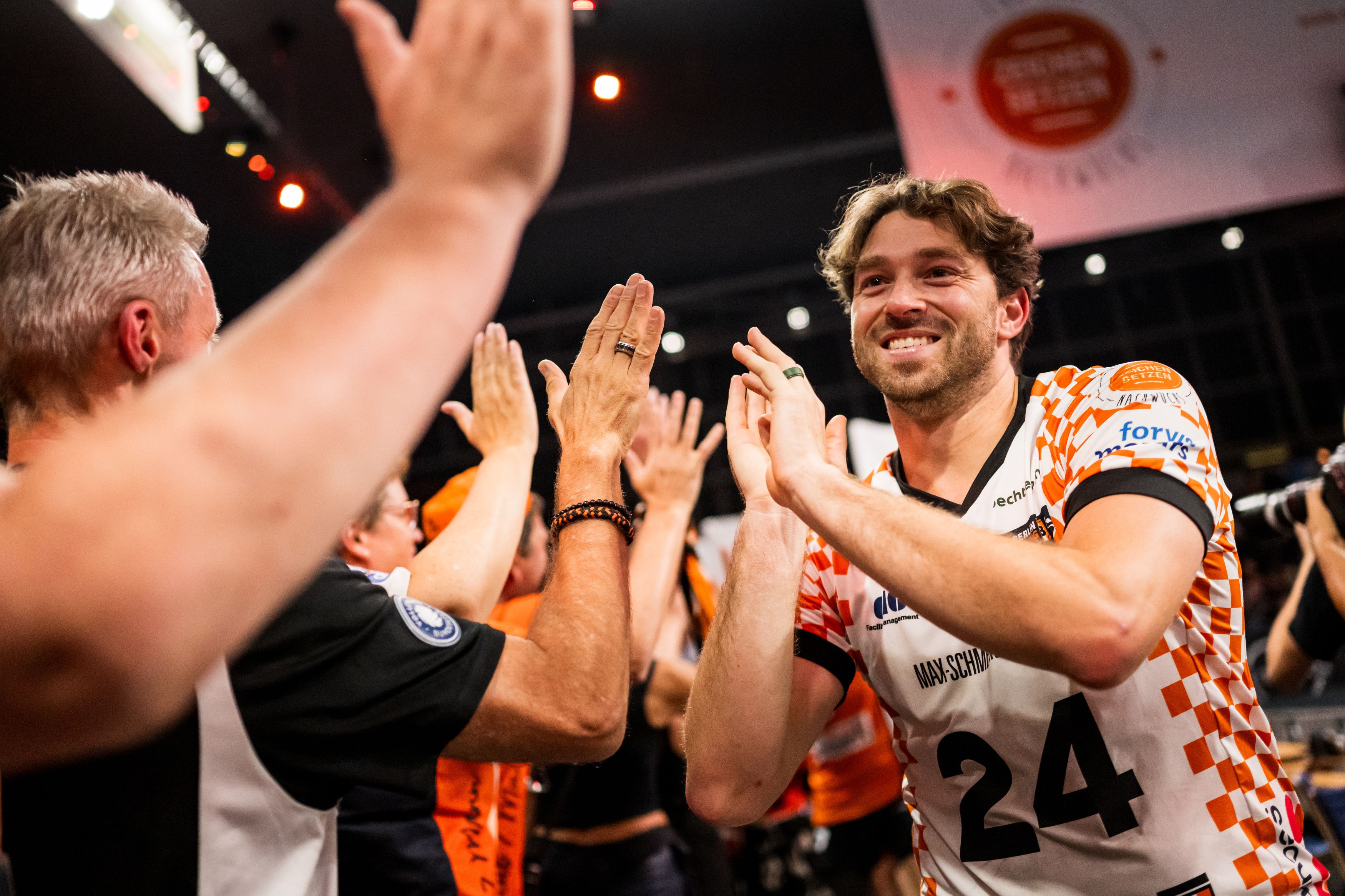 Kommunikation als Antwort auf Trump: Reden ist für Berlins Libero Dagostino wichtig