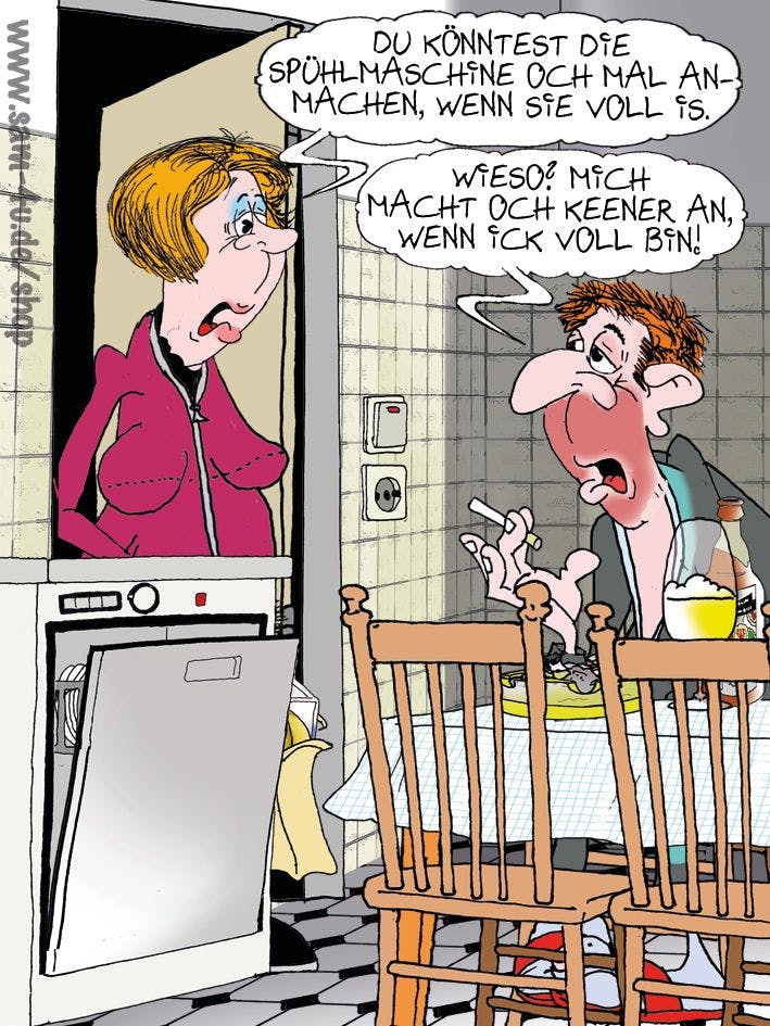 Auch heute kommt unser Cartoon des Tages von Zeichner Sam Paff aus Berlin.