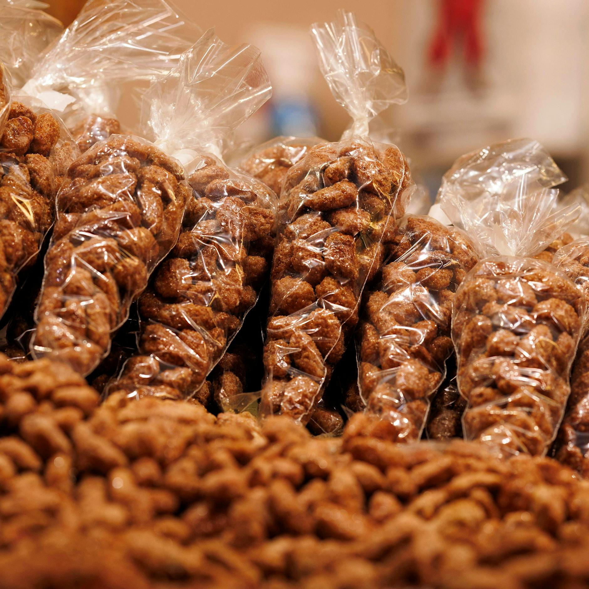 Rezept für gebrannte Mandeln aus der Heißluftfritteuse – wie auf dem Weihnachtsmarkt