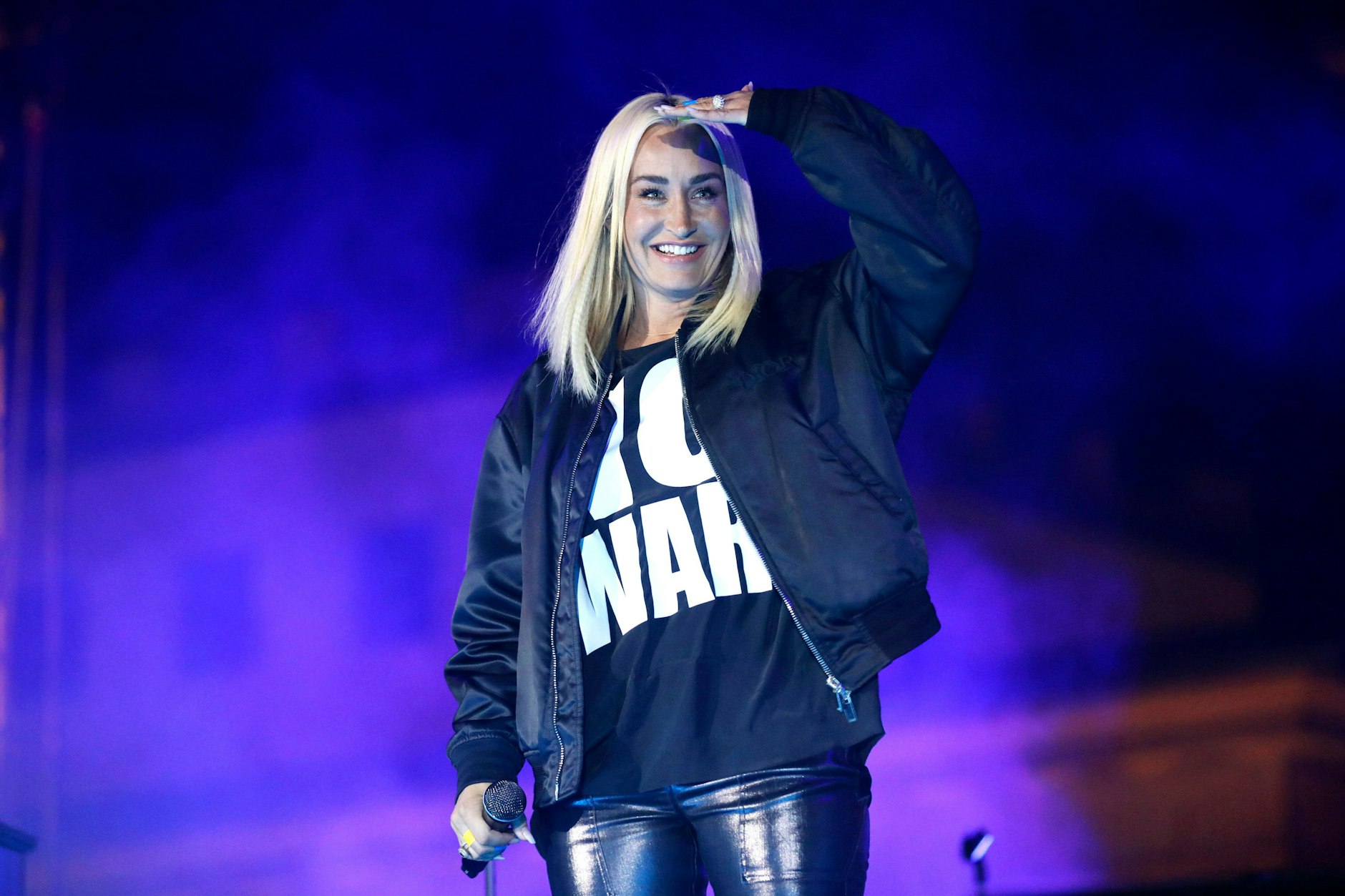 Sarah Connor beim Friedenskonzert „Sound of Peace“ im März 2022 gegen den Ukrainekrieg