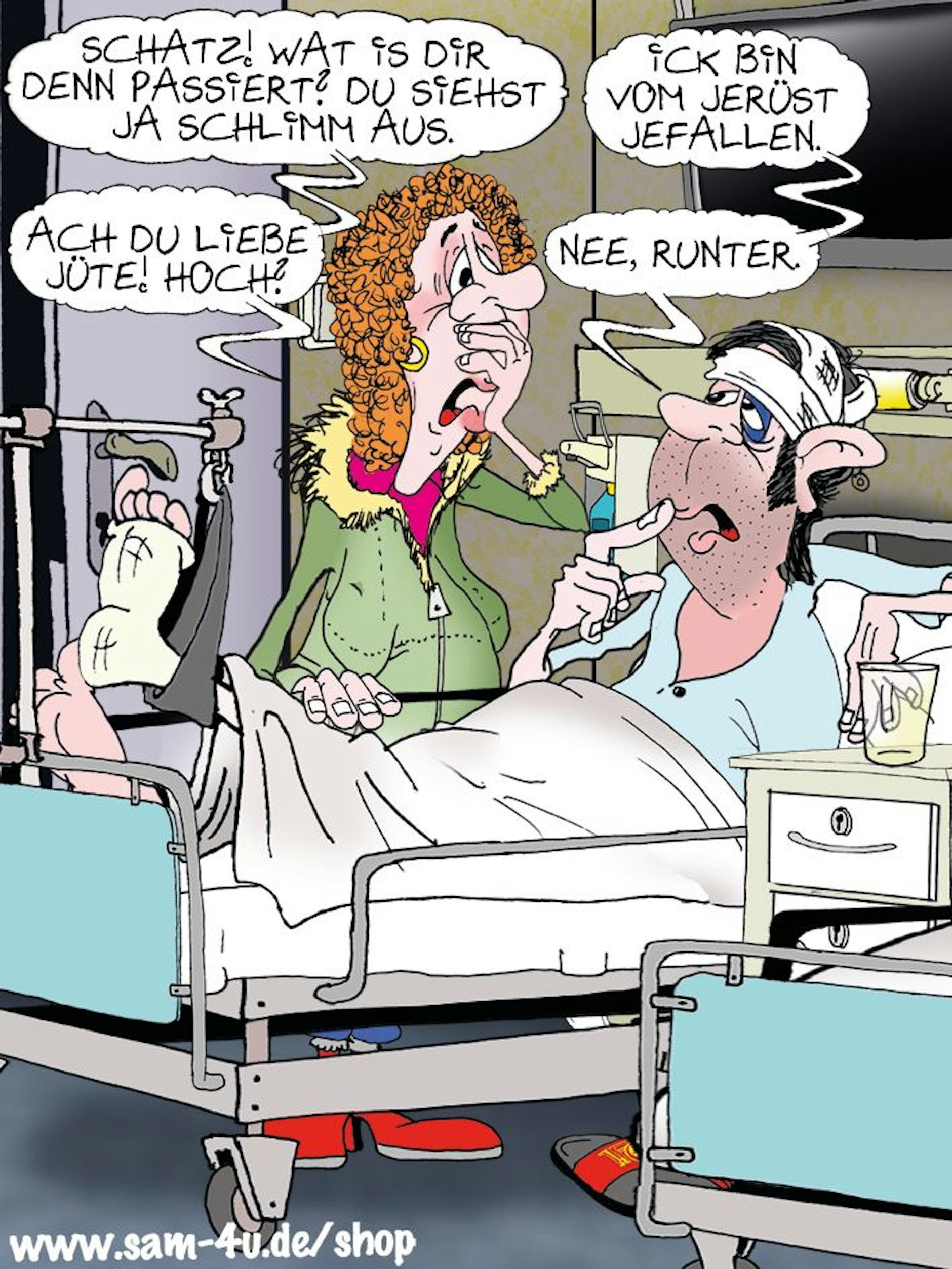 Der Cartoon des Tages bringt Sie hoffentlich auch heute zum Schmunzeln - er kommt wie immer von Sam Paff aus Berlin.