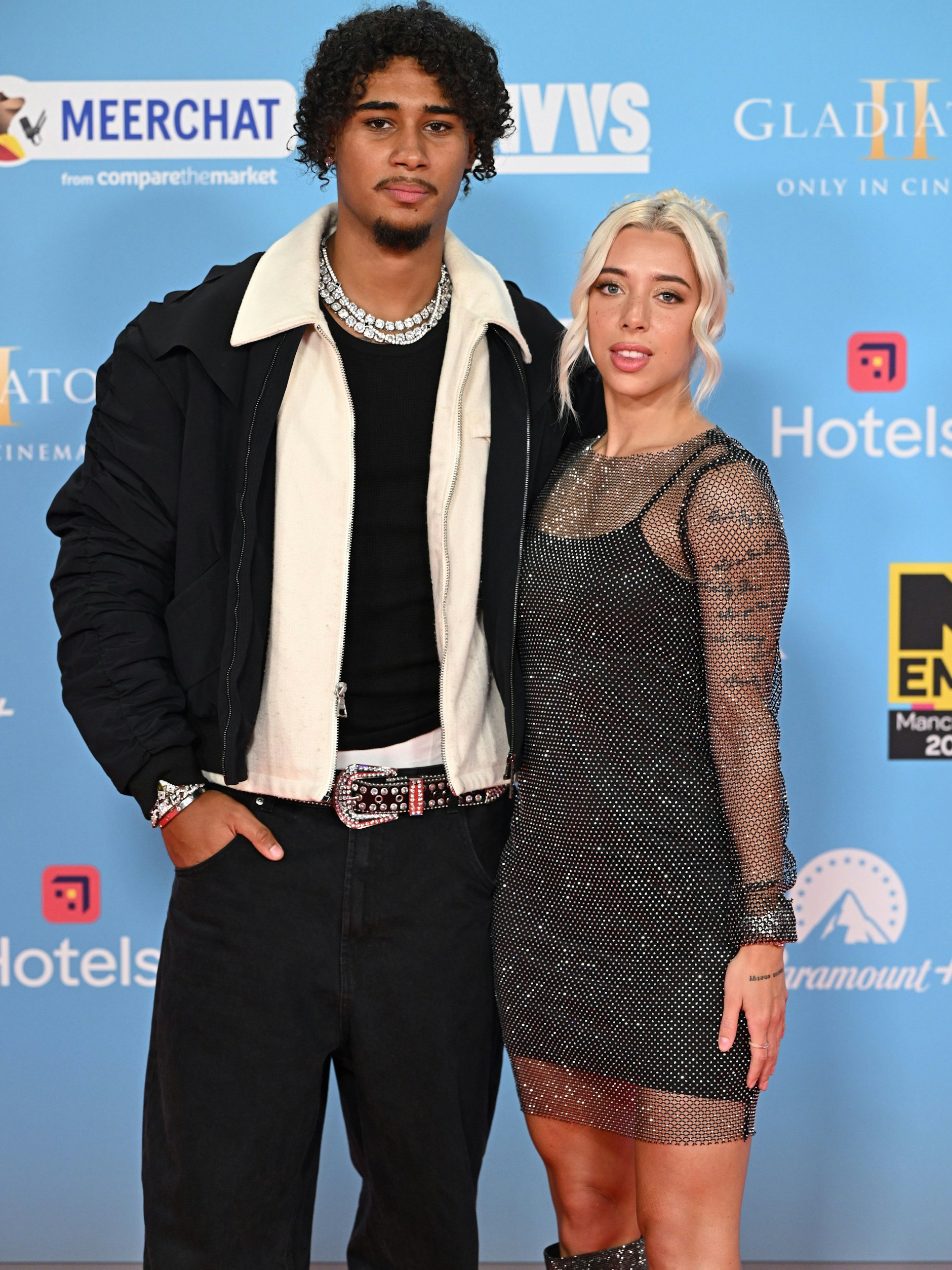 Walentina Doronina und Jermaine Diallo bei den MTV European Music Awards.